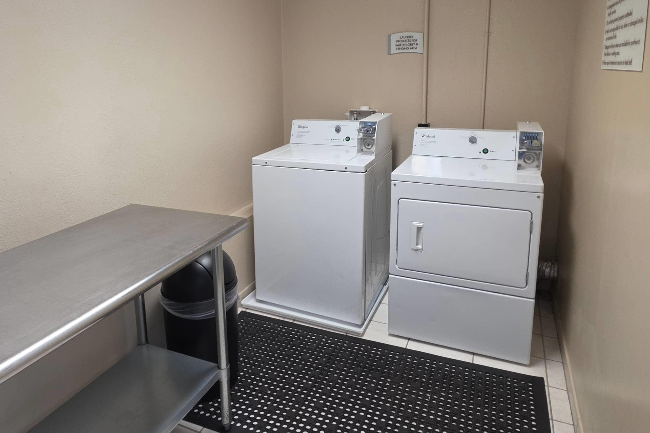 Guest laundry facilities