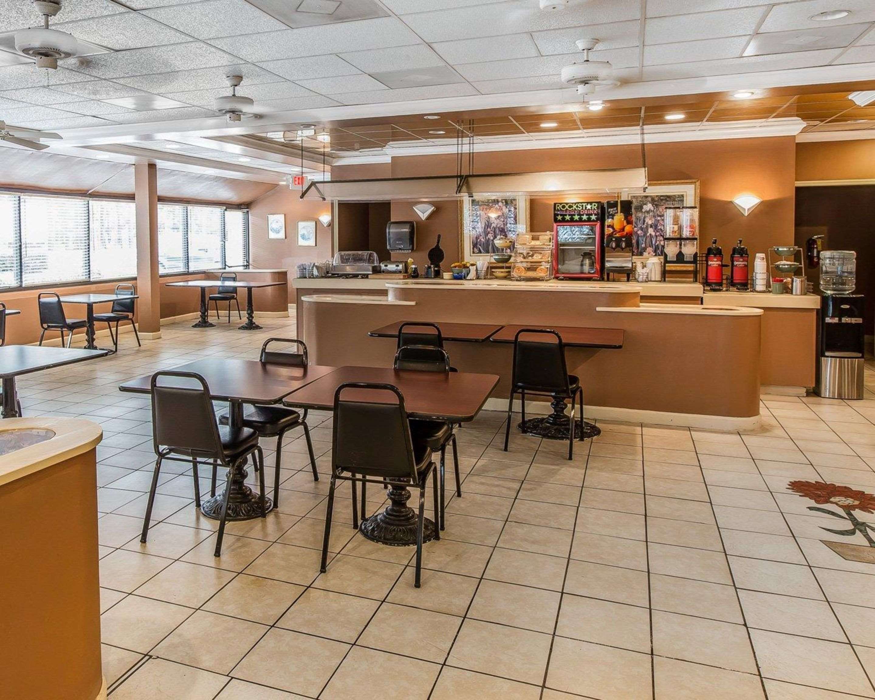Spacious breakfast area