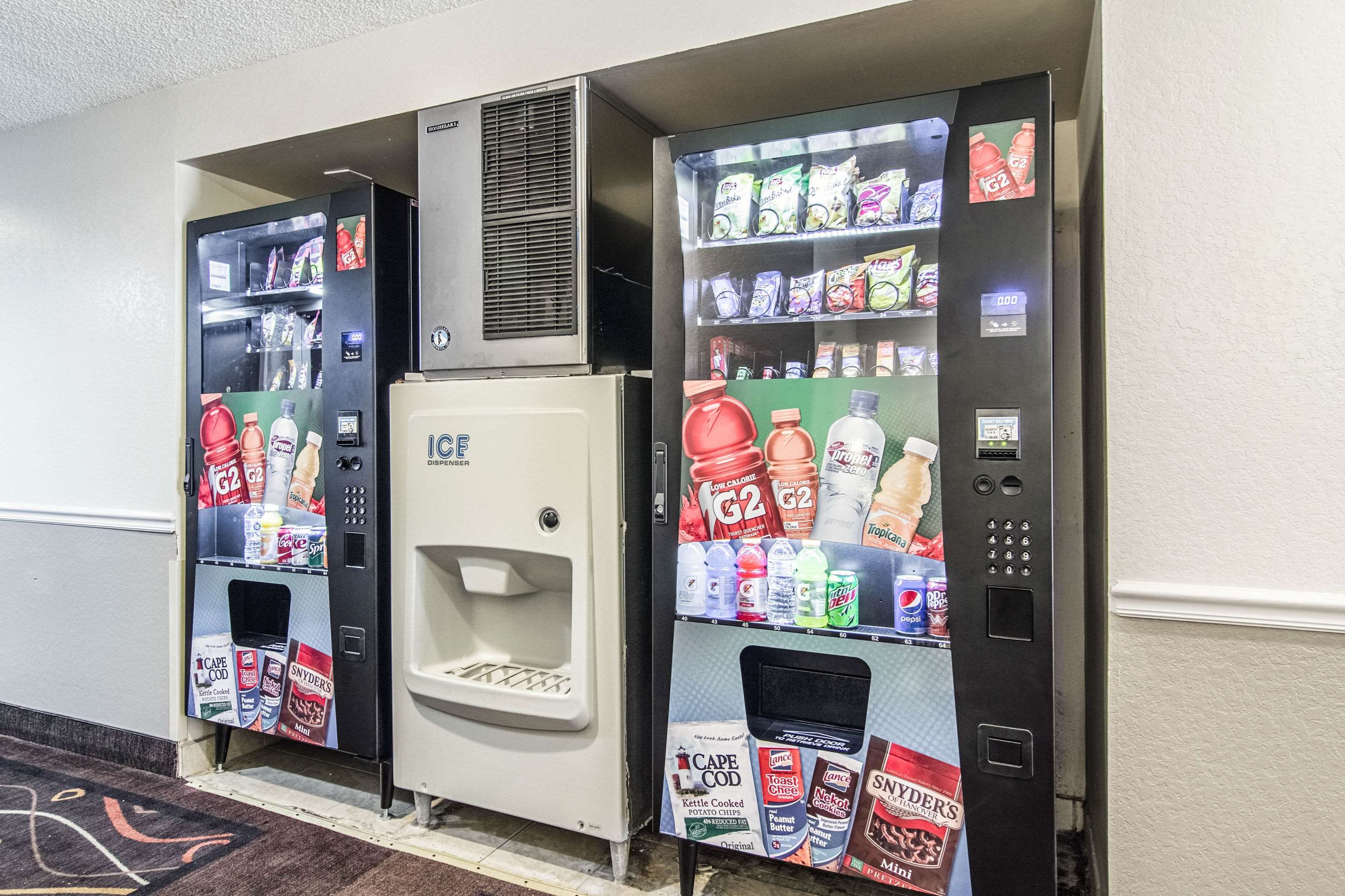 Hotel vending area
