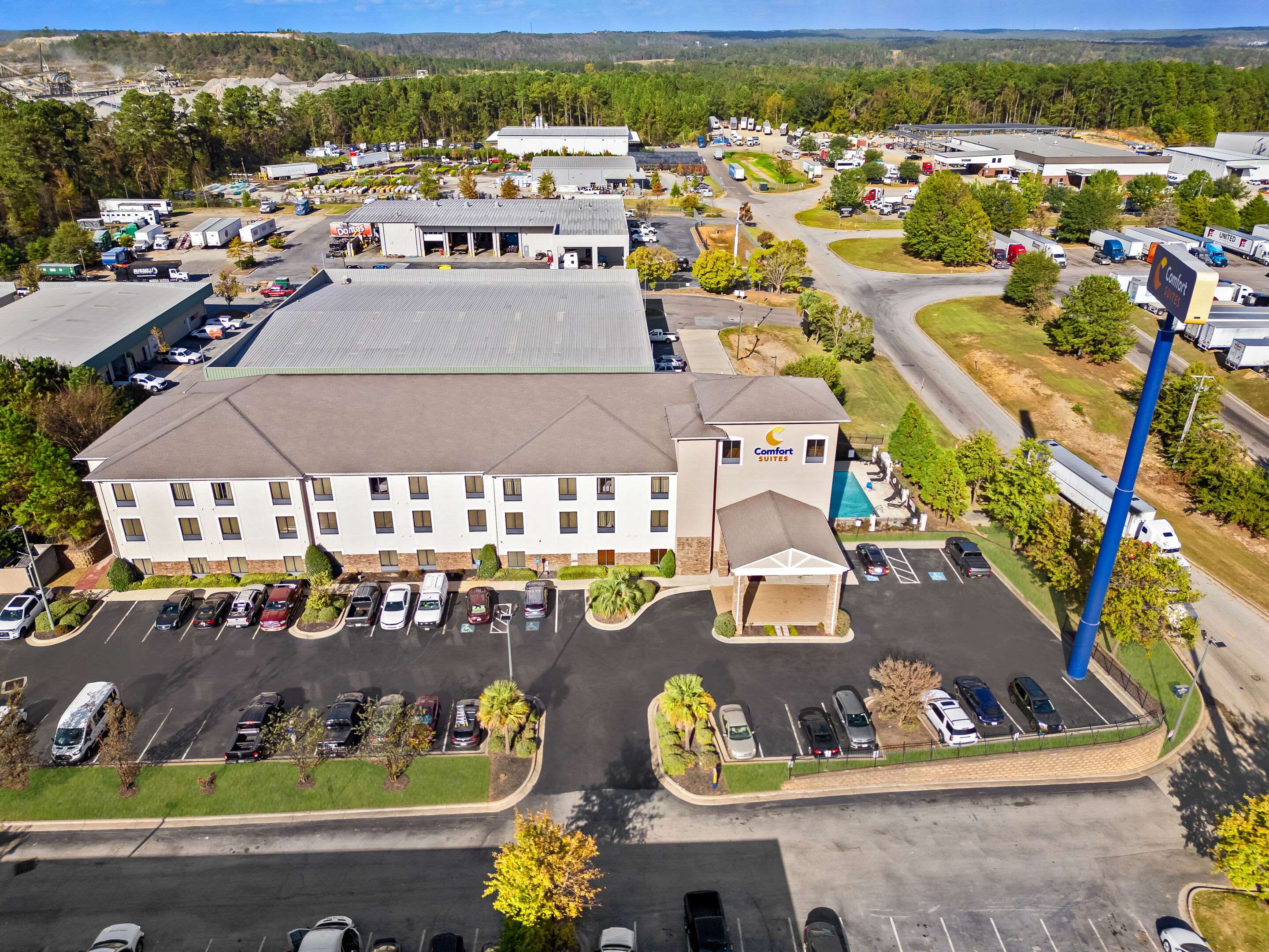 Aerial View | Comfort Suites Augusta Riverwatch