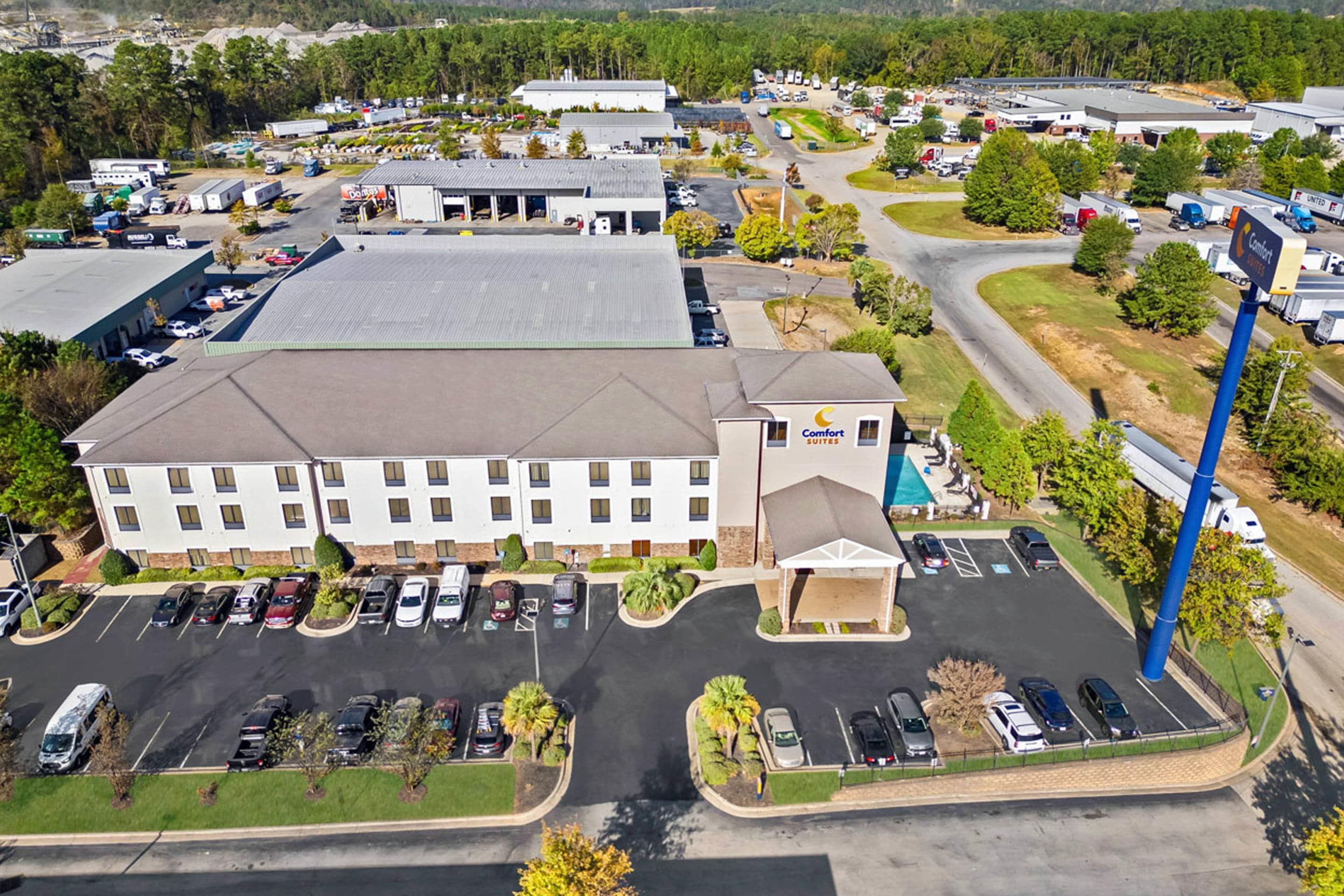 Aerial View | Comfort Suites Augusta Riverwatch