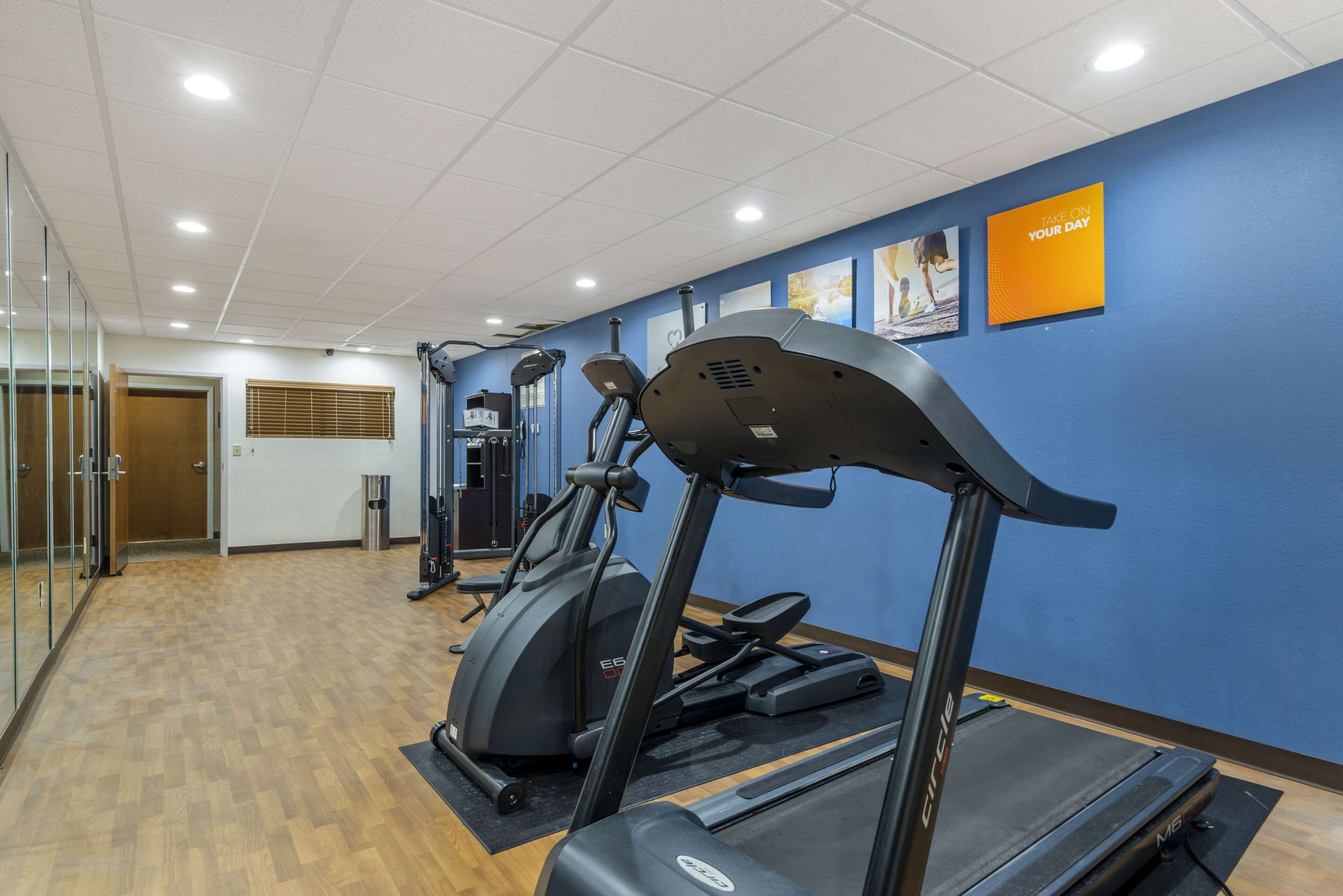 Exercise room with cardio equipment | Comfort Suites Macon