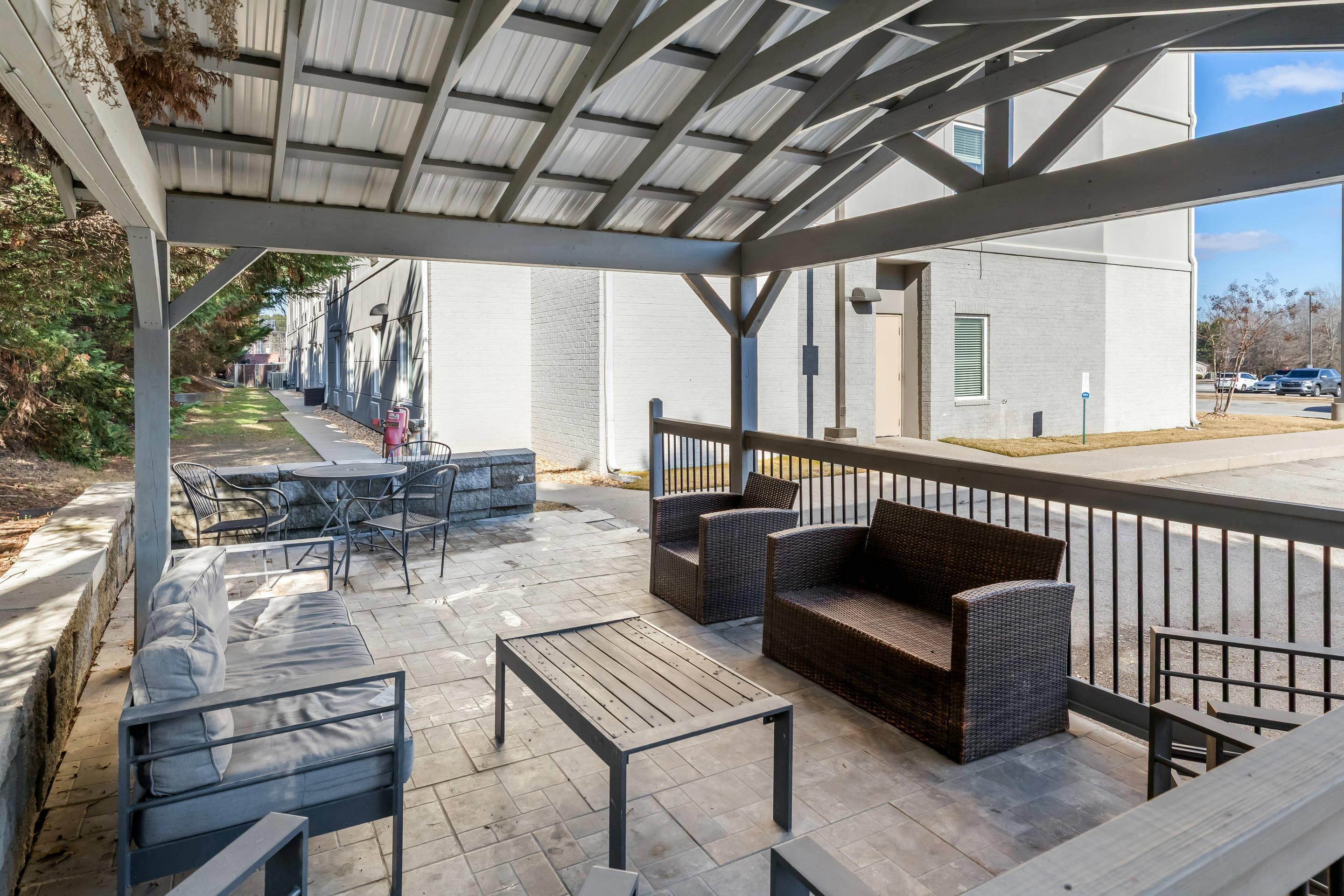 Hotel patio | Sleep Inn And Suites