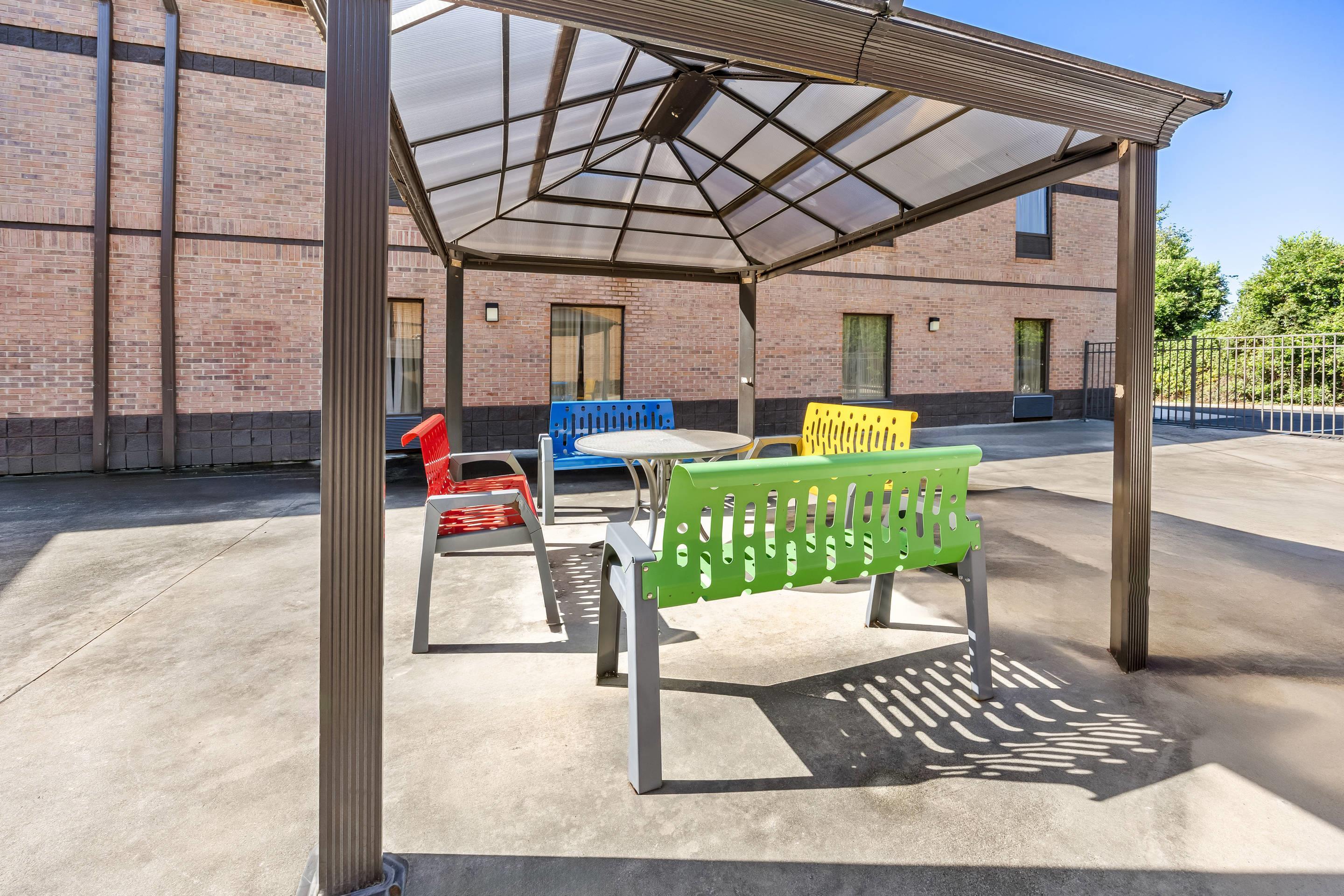 Hotel patio