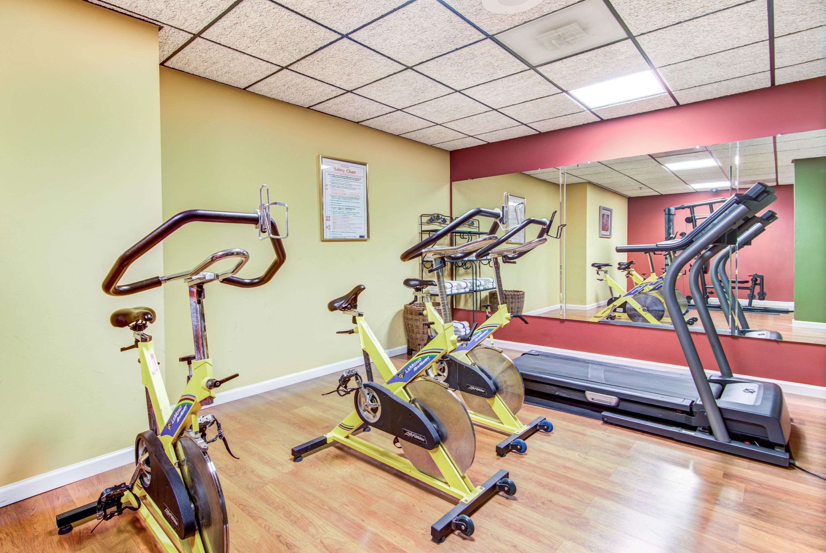 Fitness center with cardio equipment