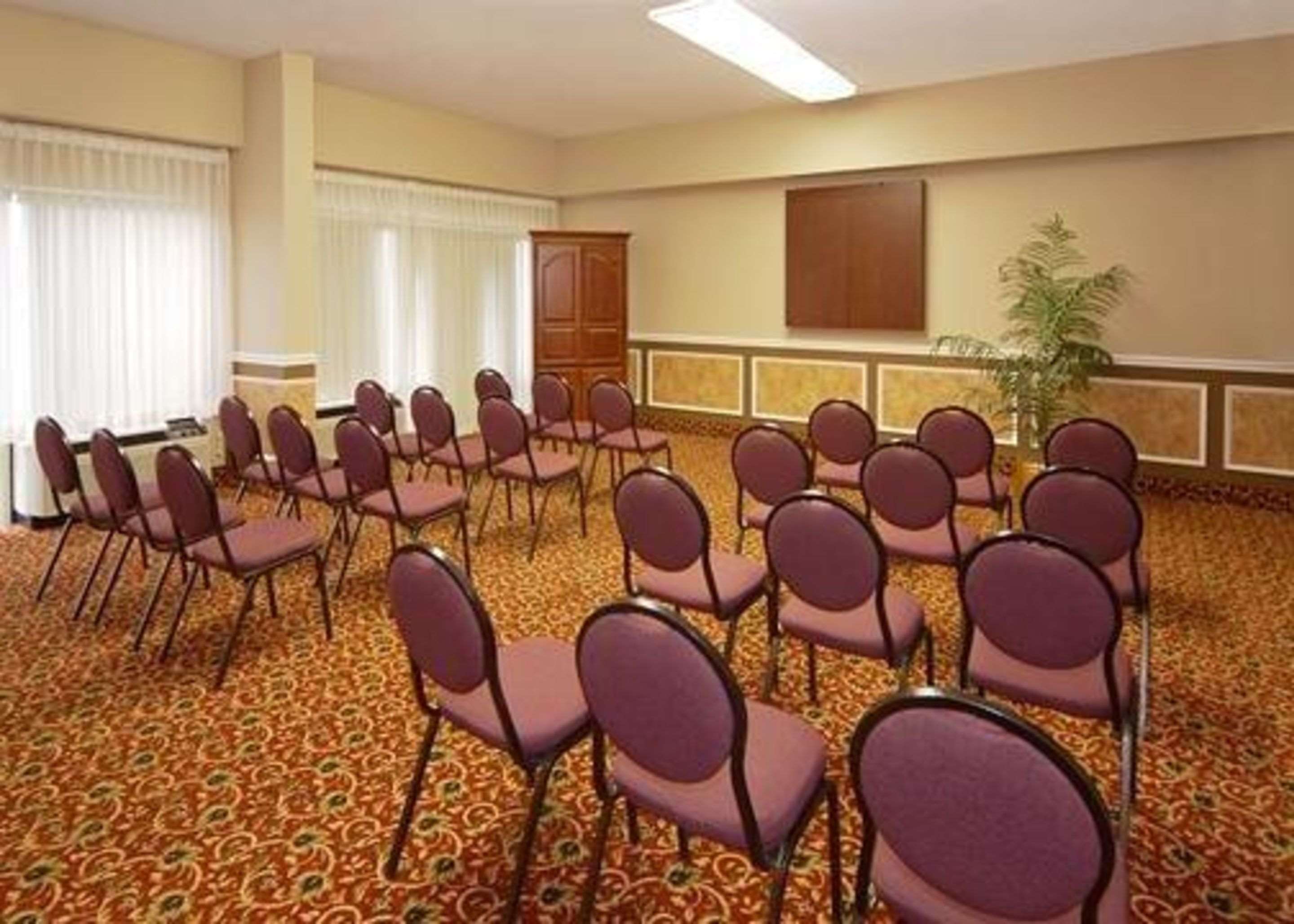 Meeting room with theater-style setup