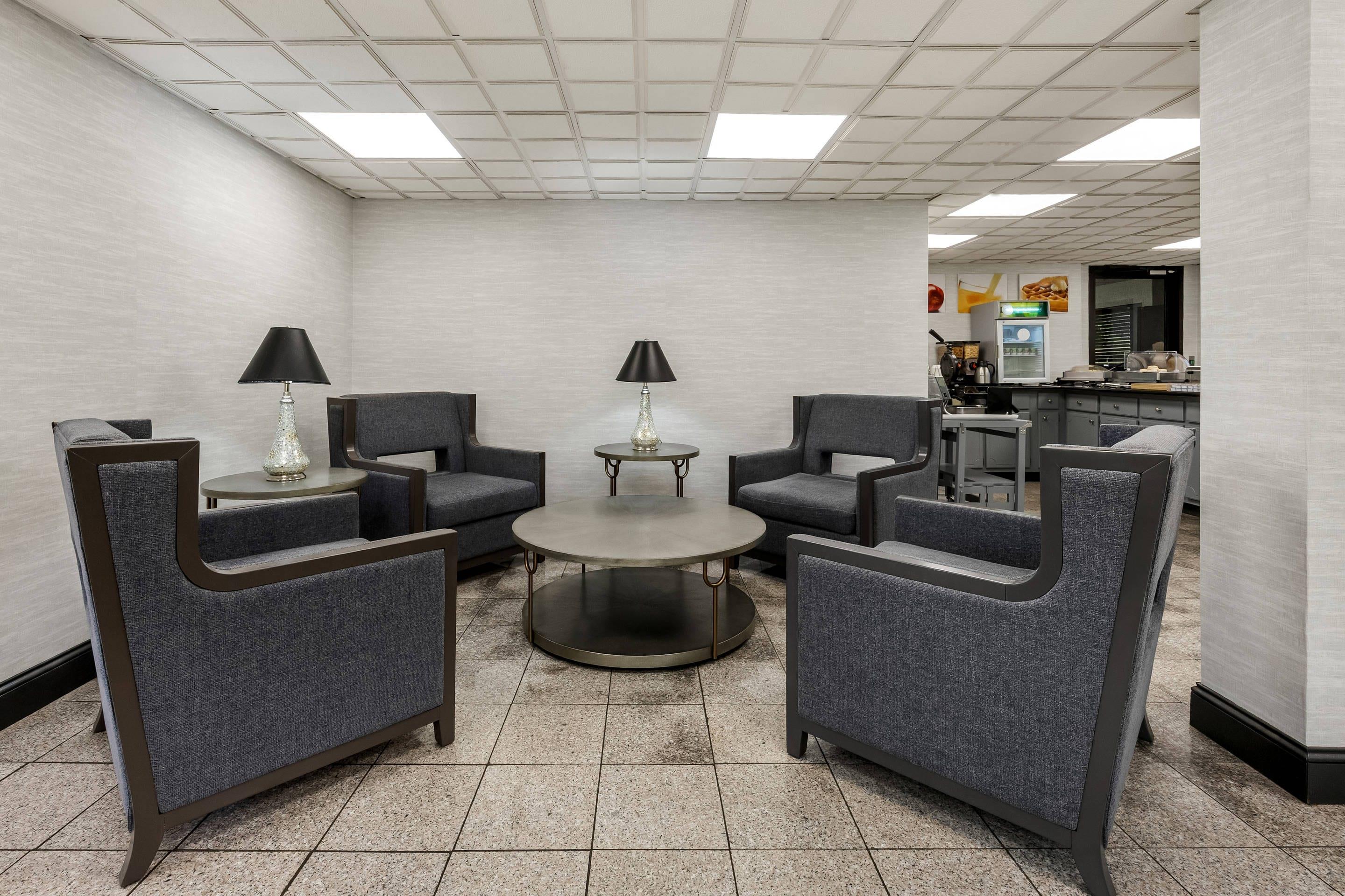 Lobby with sitting area