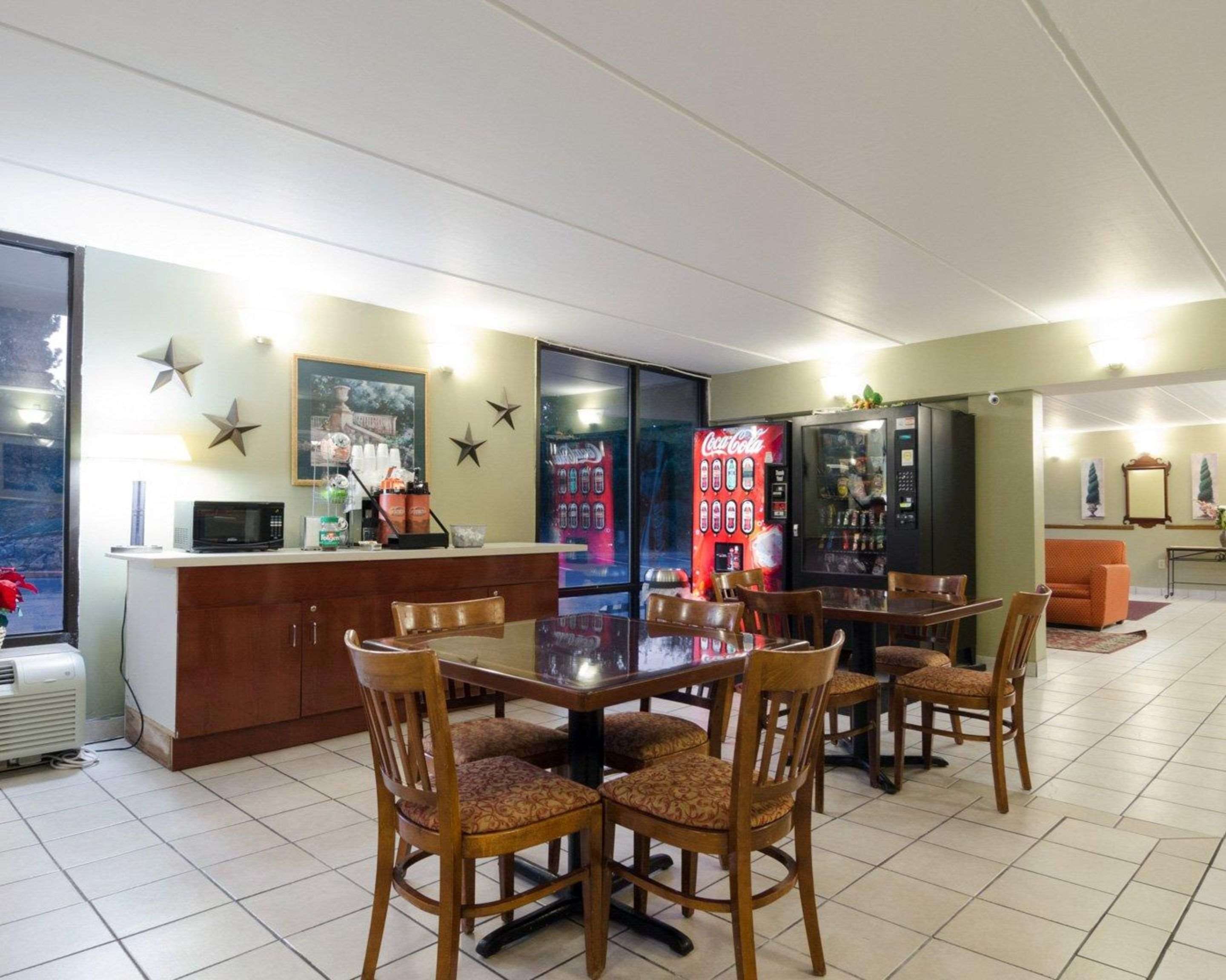 Breakfast area in the lobby | Rodeway Inn Norcross