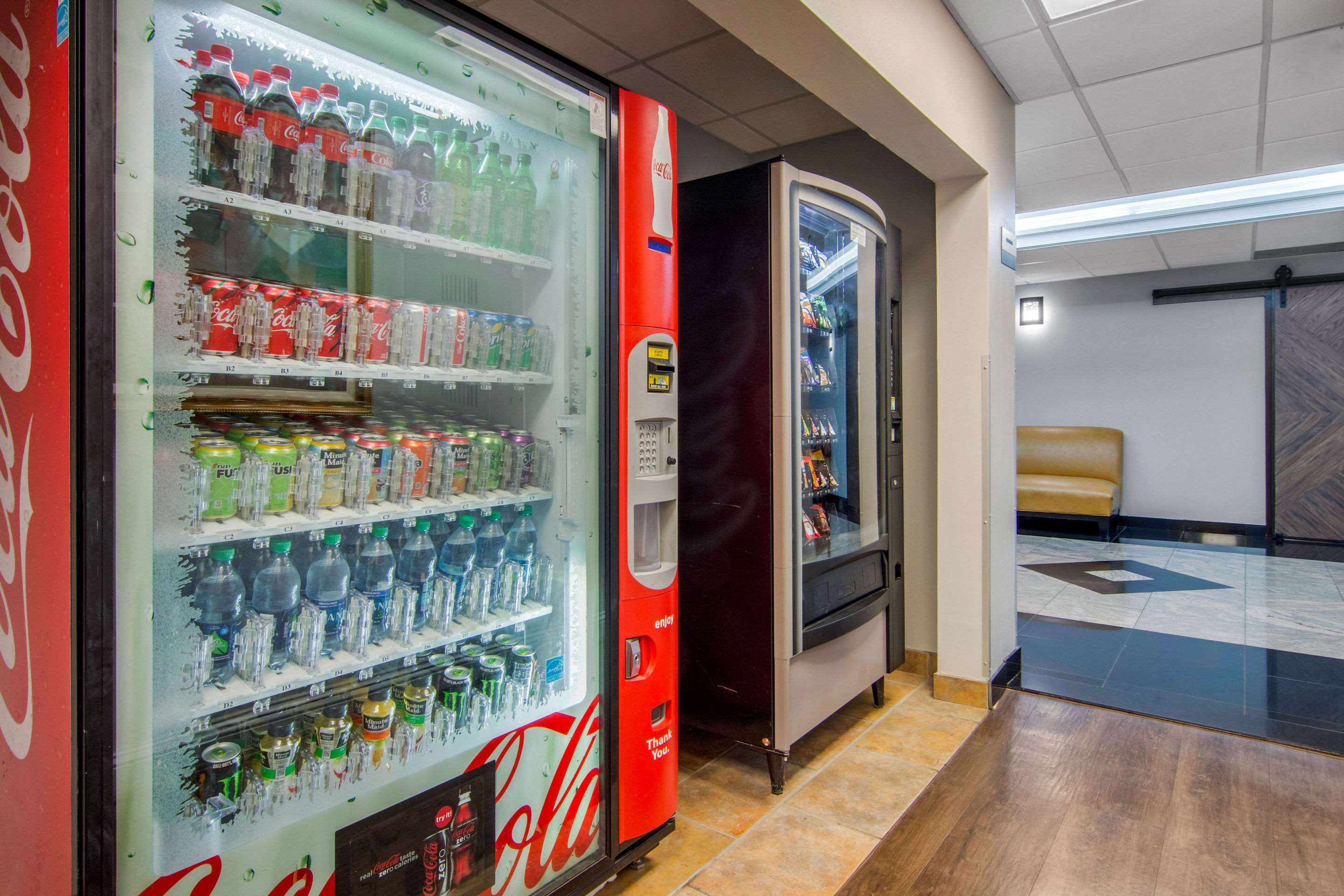 Hotel vending area