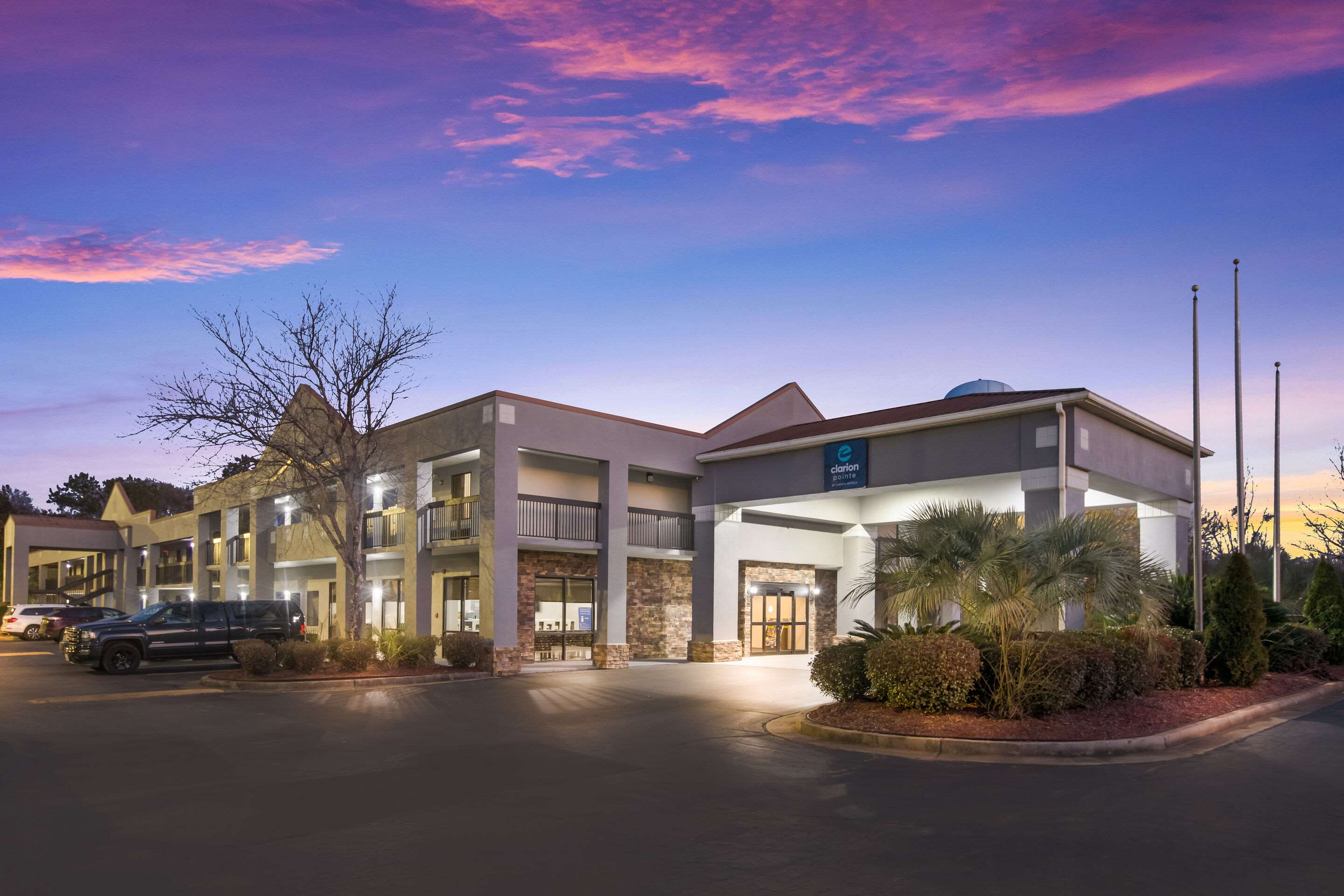Hotel at night