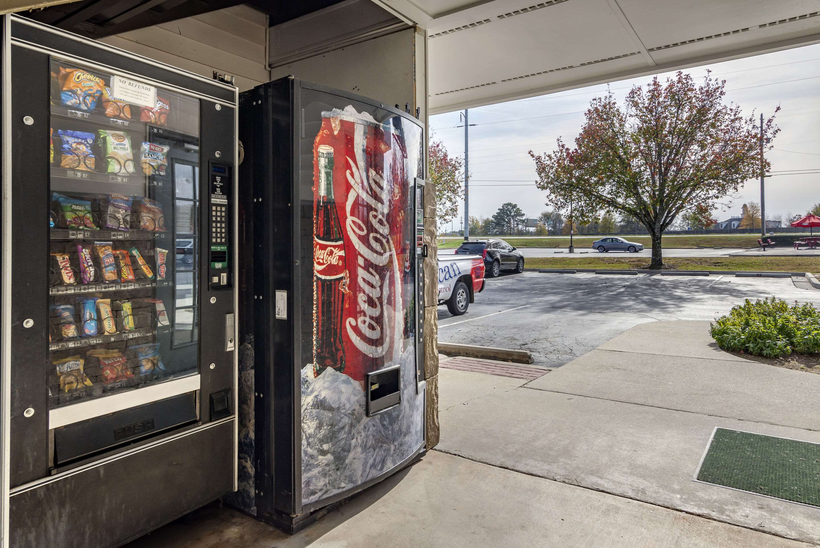 Hotel vending area