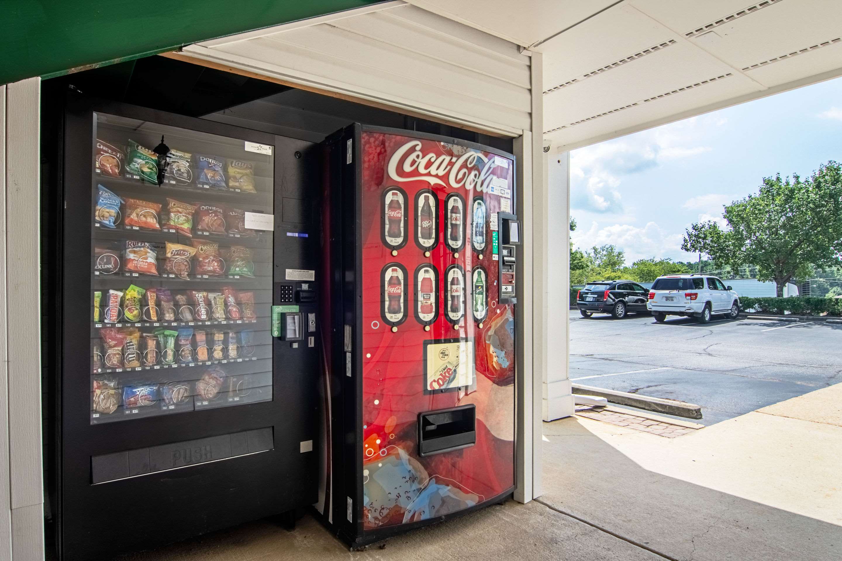Hotel vending area