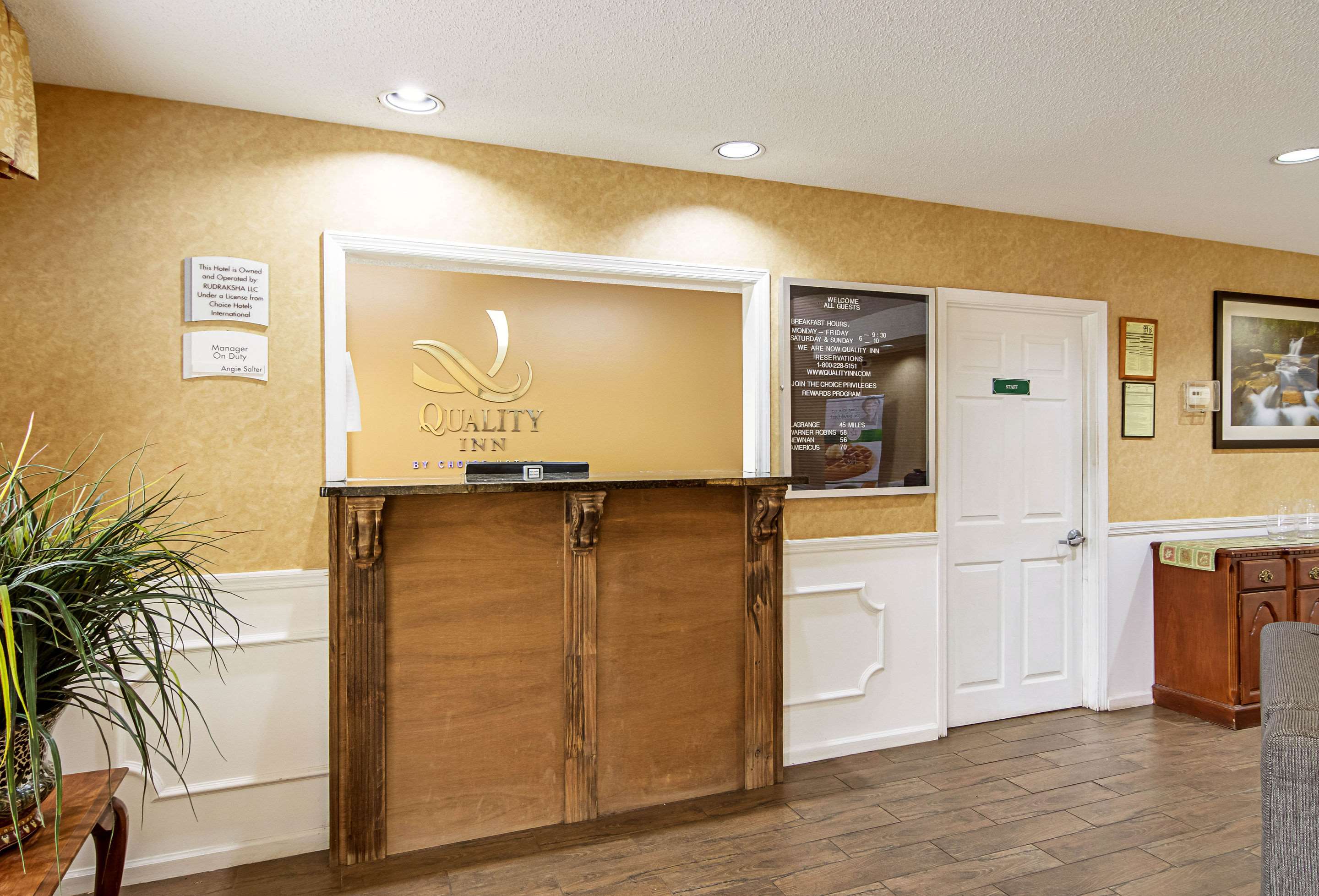 Hotel lobby