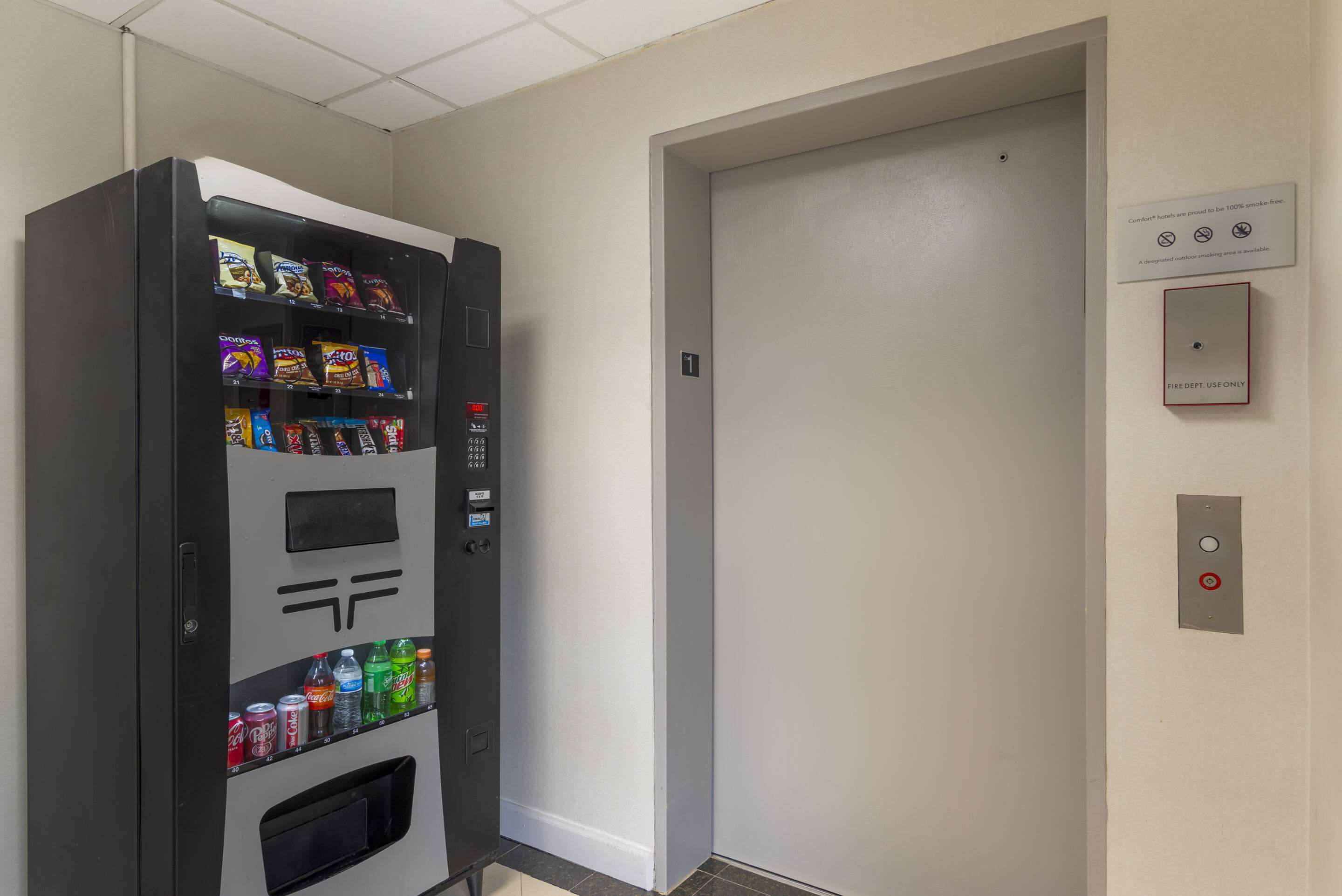 Hotel vending area