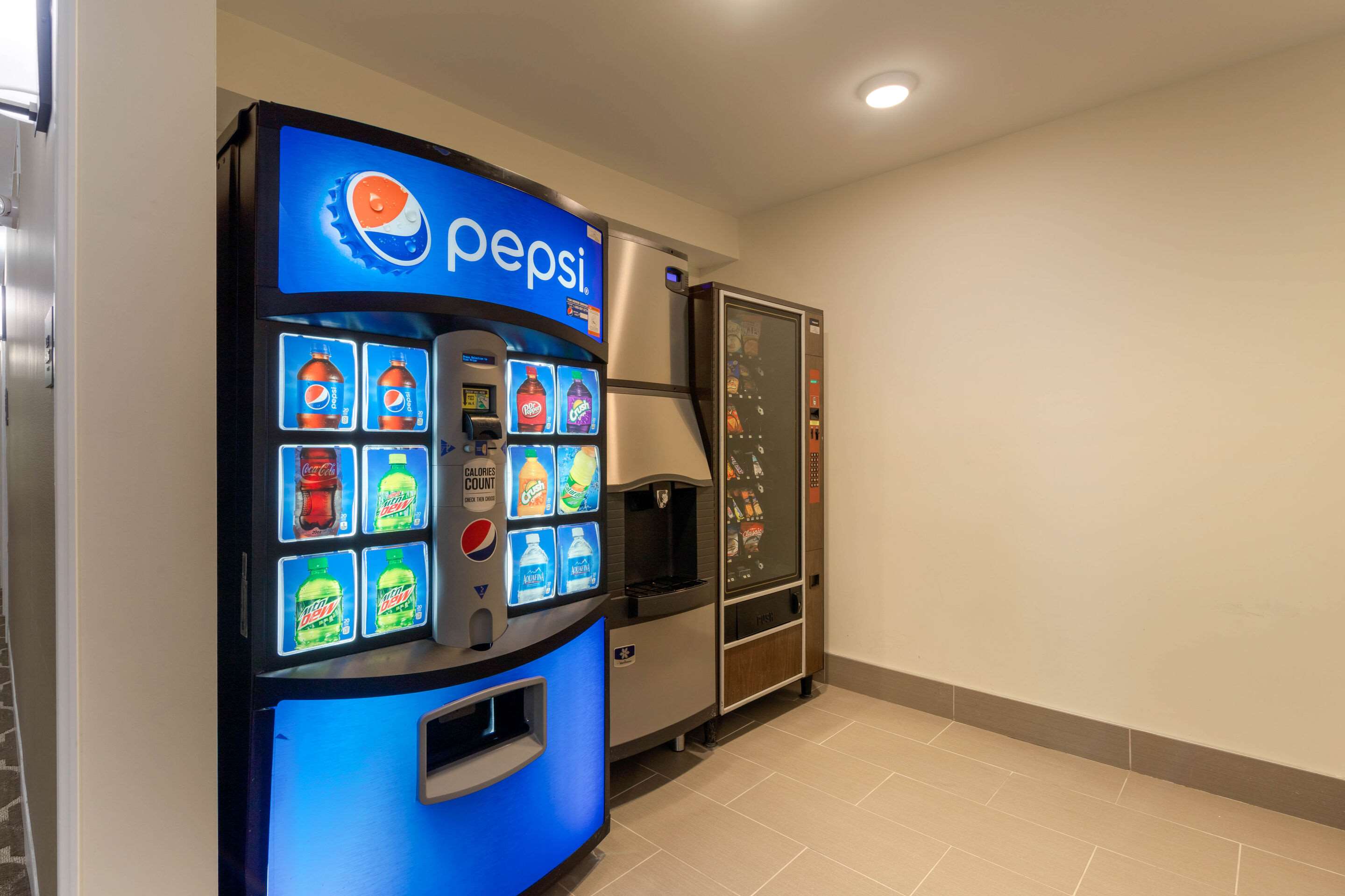 Hotel vending area