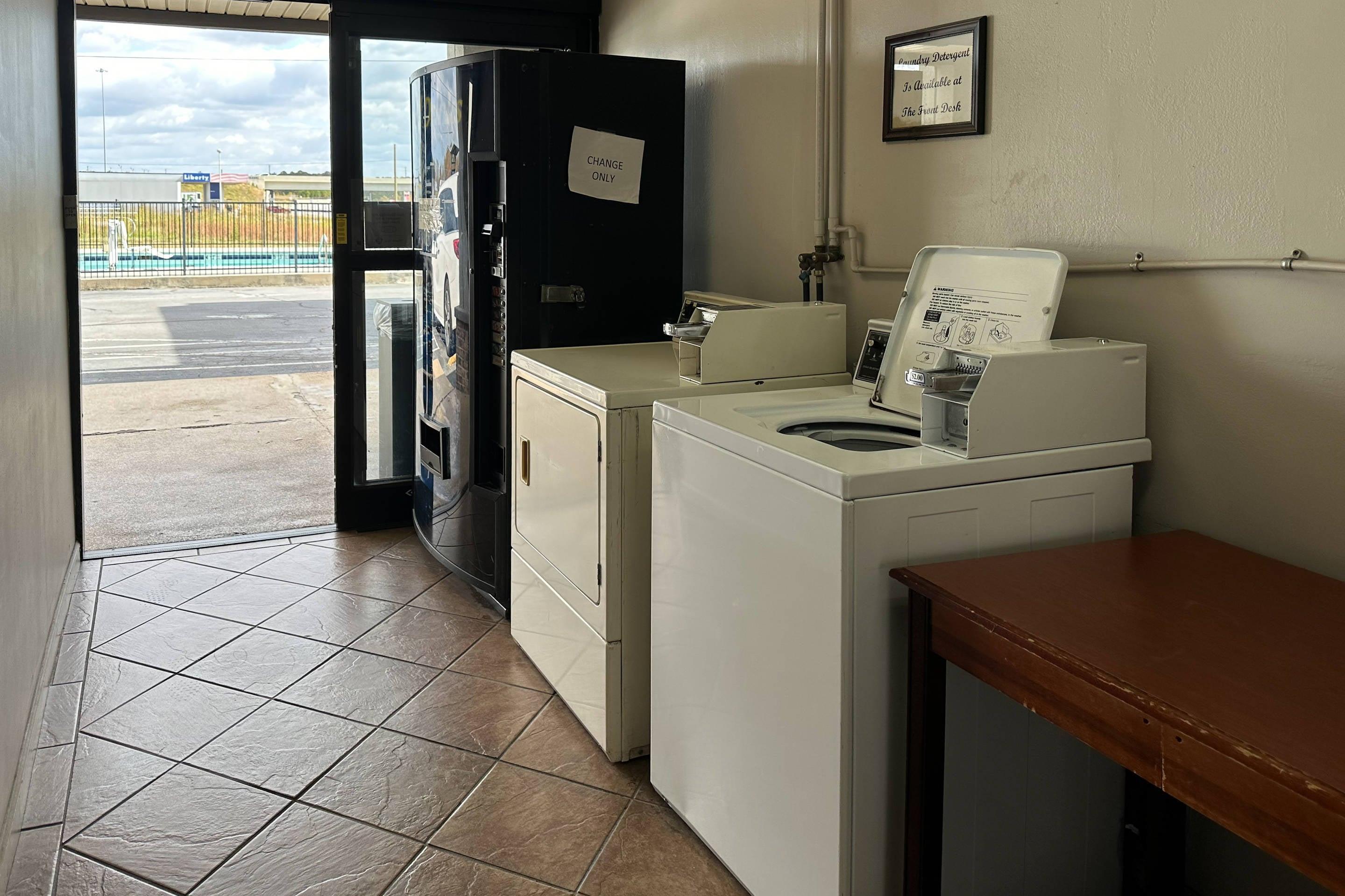 Guest laundry facilities