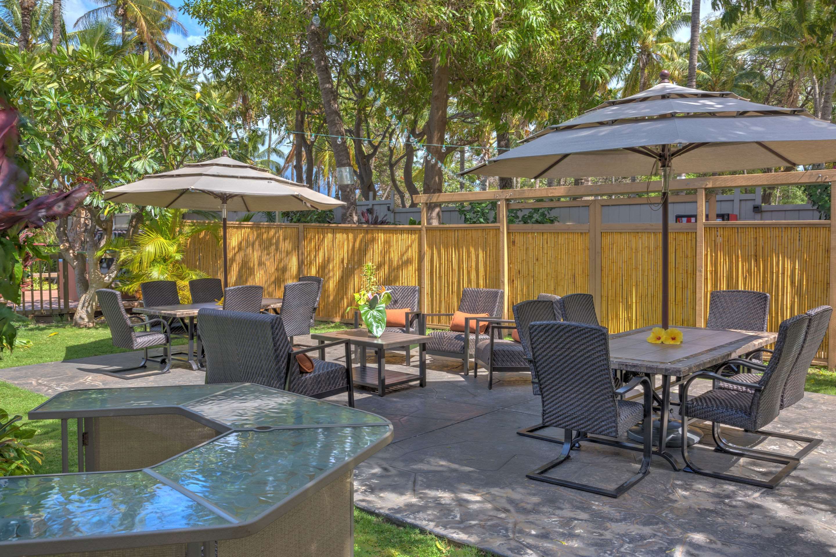 Hotel patio