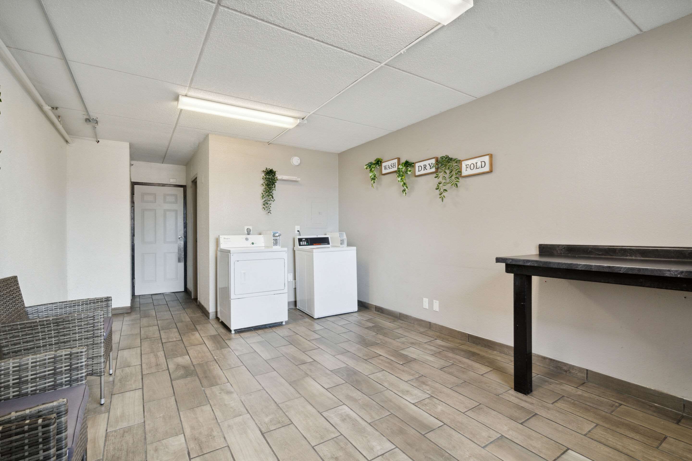 Guest laundry facilities