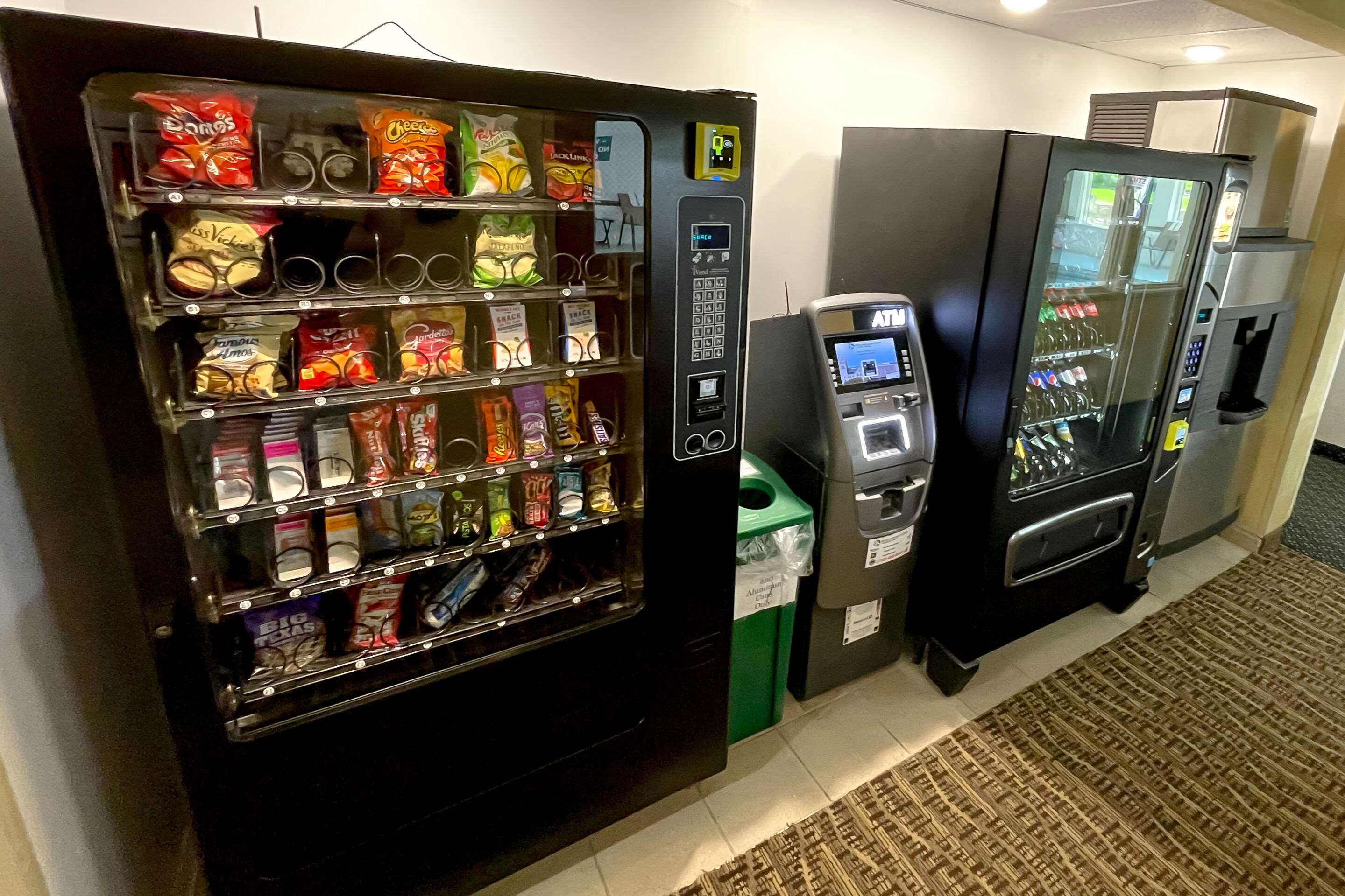Hotel vending area