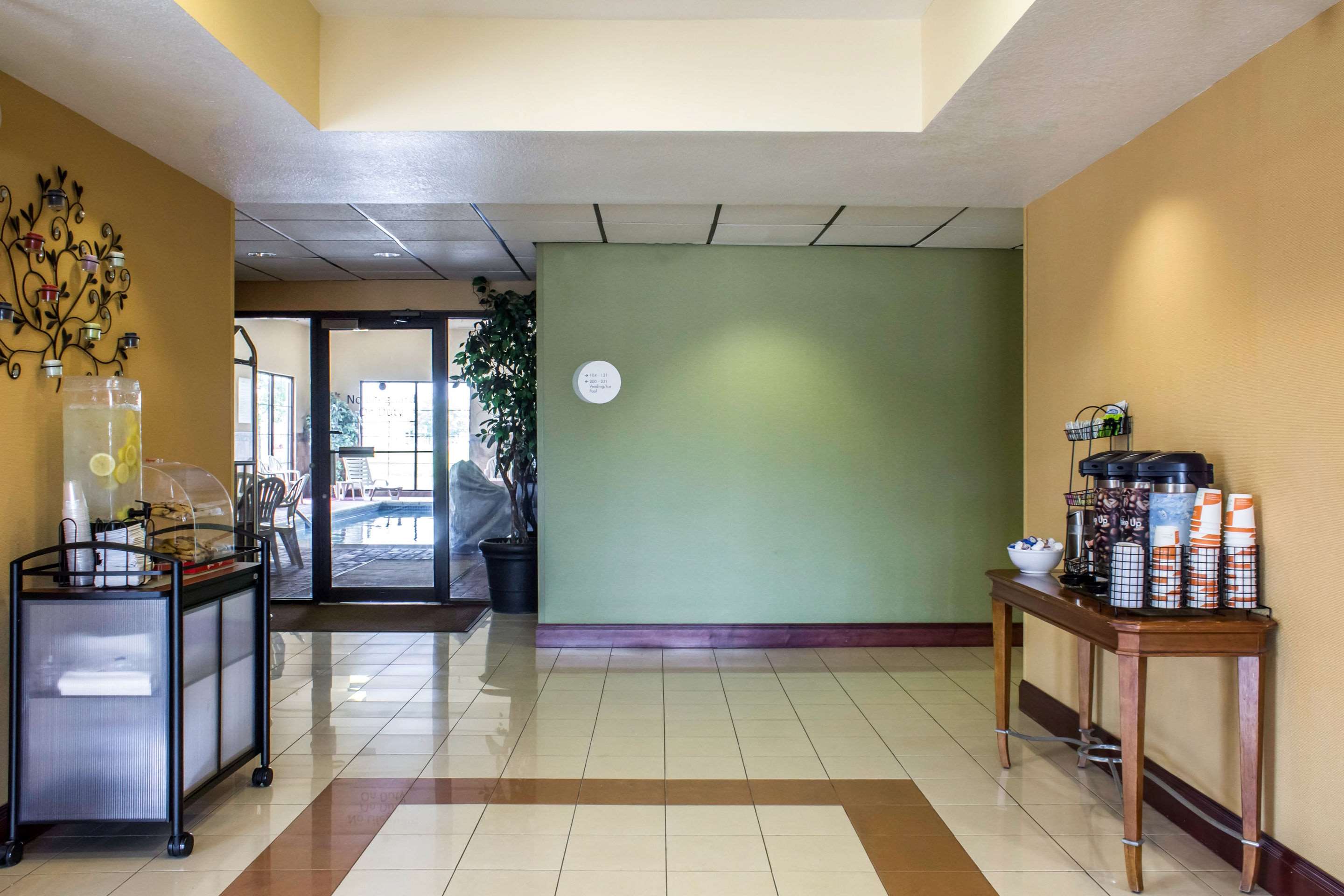Spacious lobby