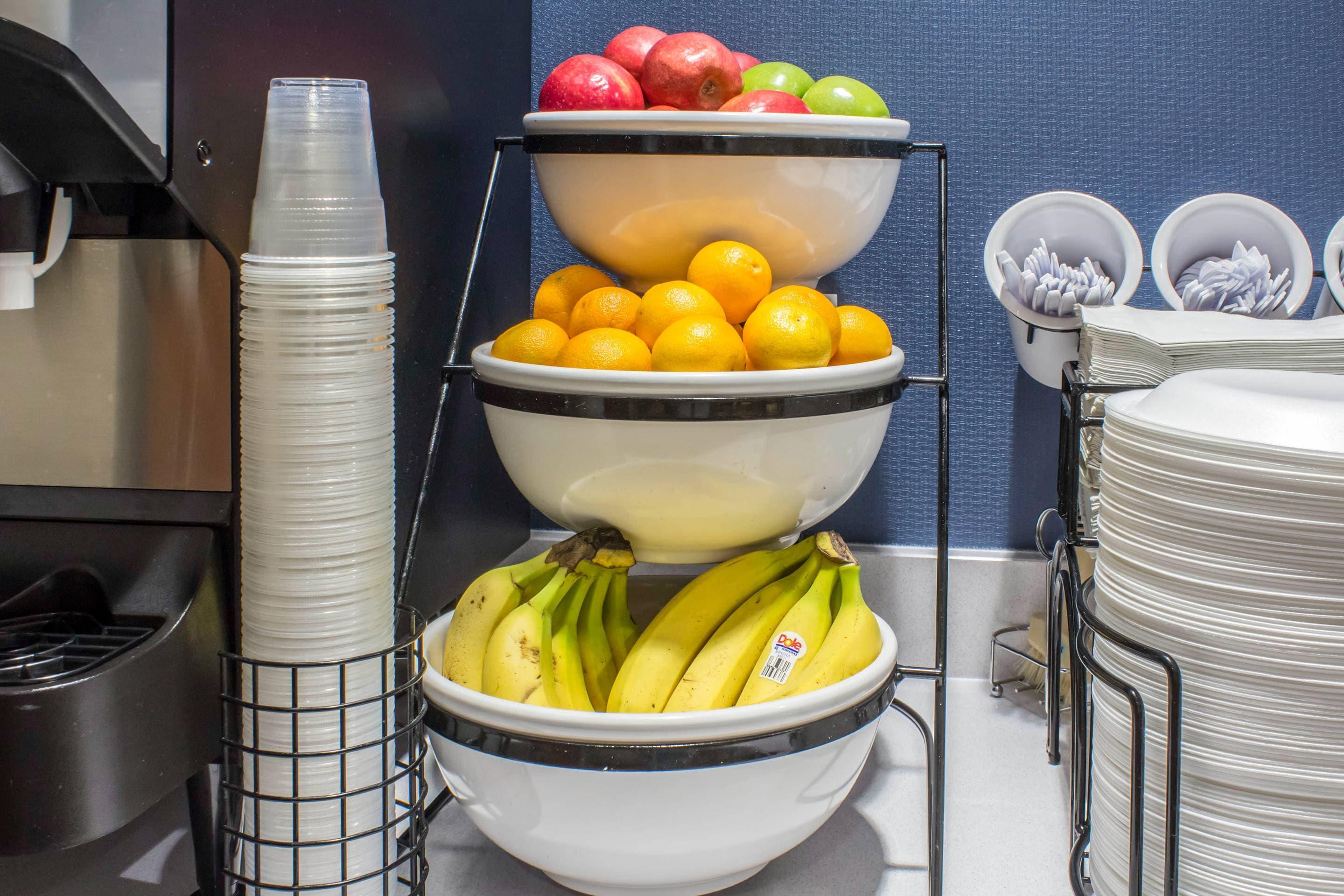 Assorted breakfast items