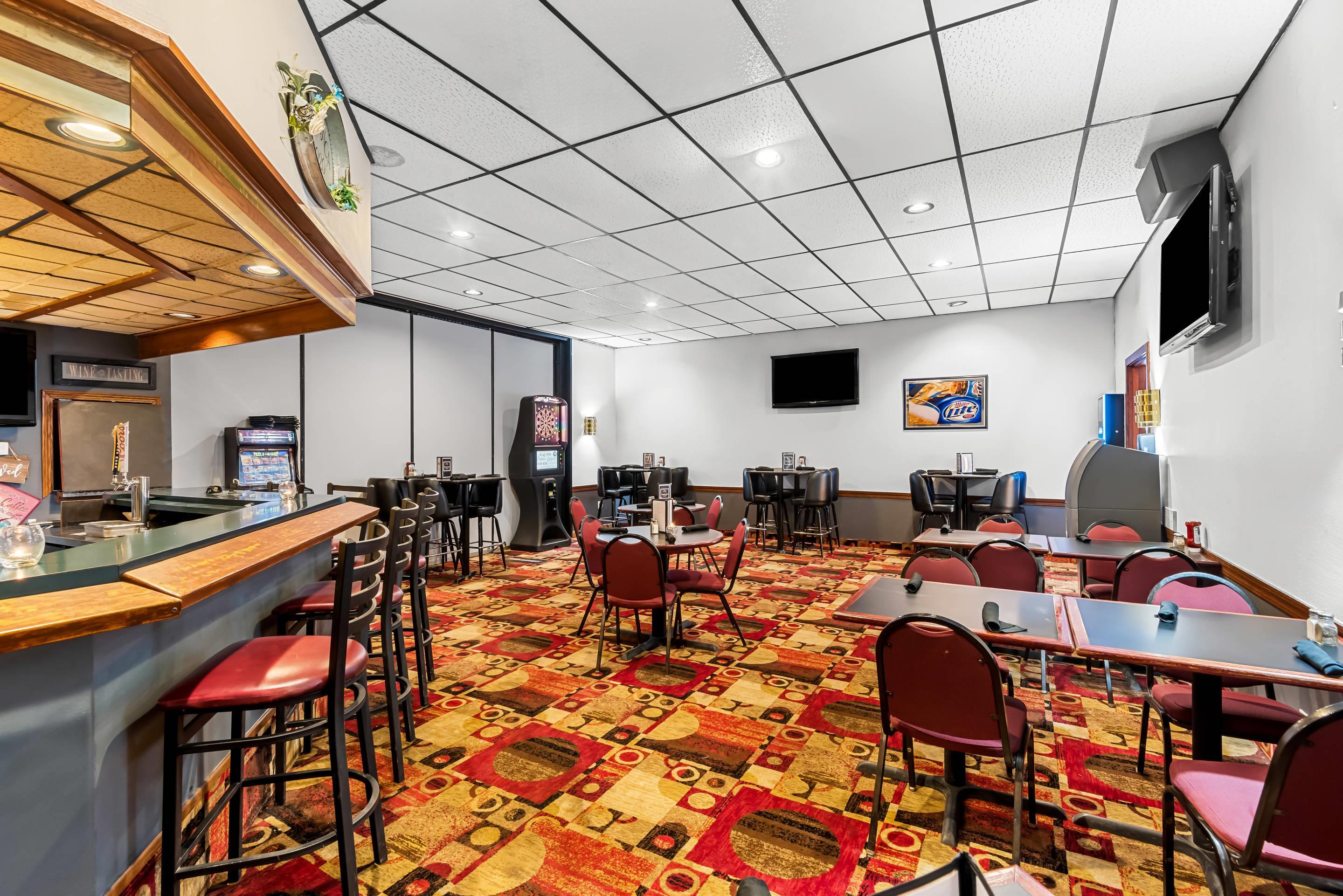 Restaurant with Seating Area