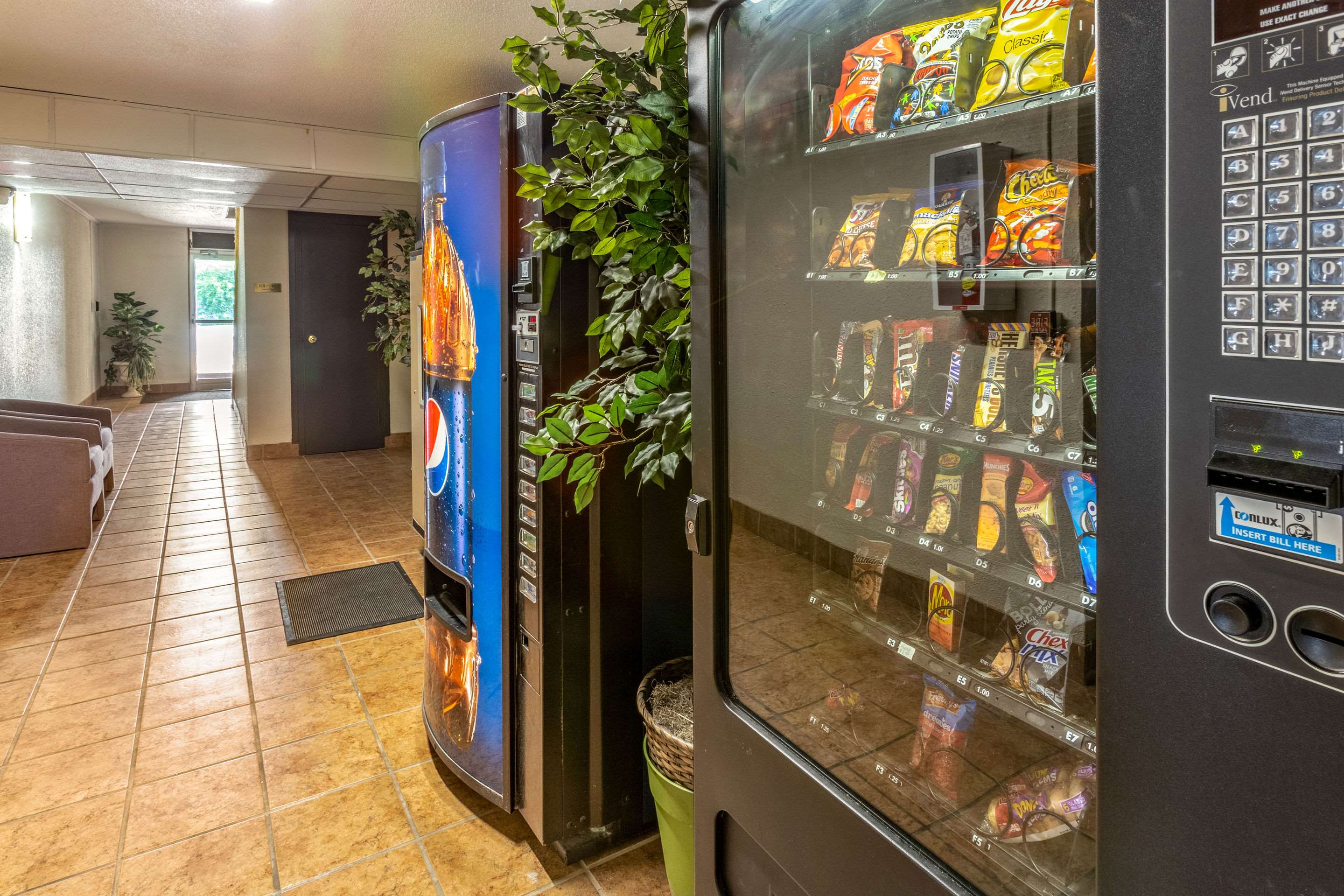 Hotel vending area
