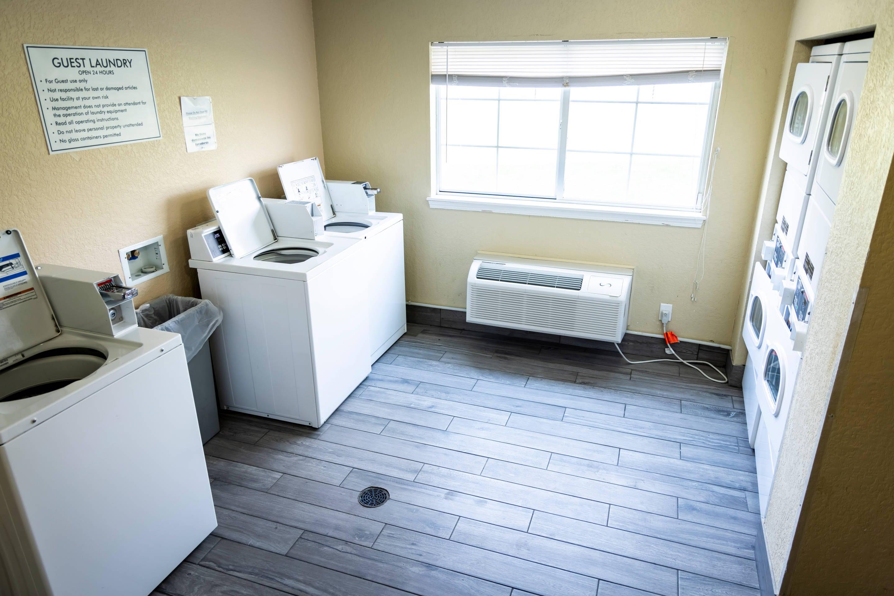 Guest laundry facilities
