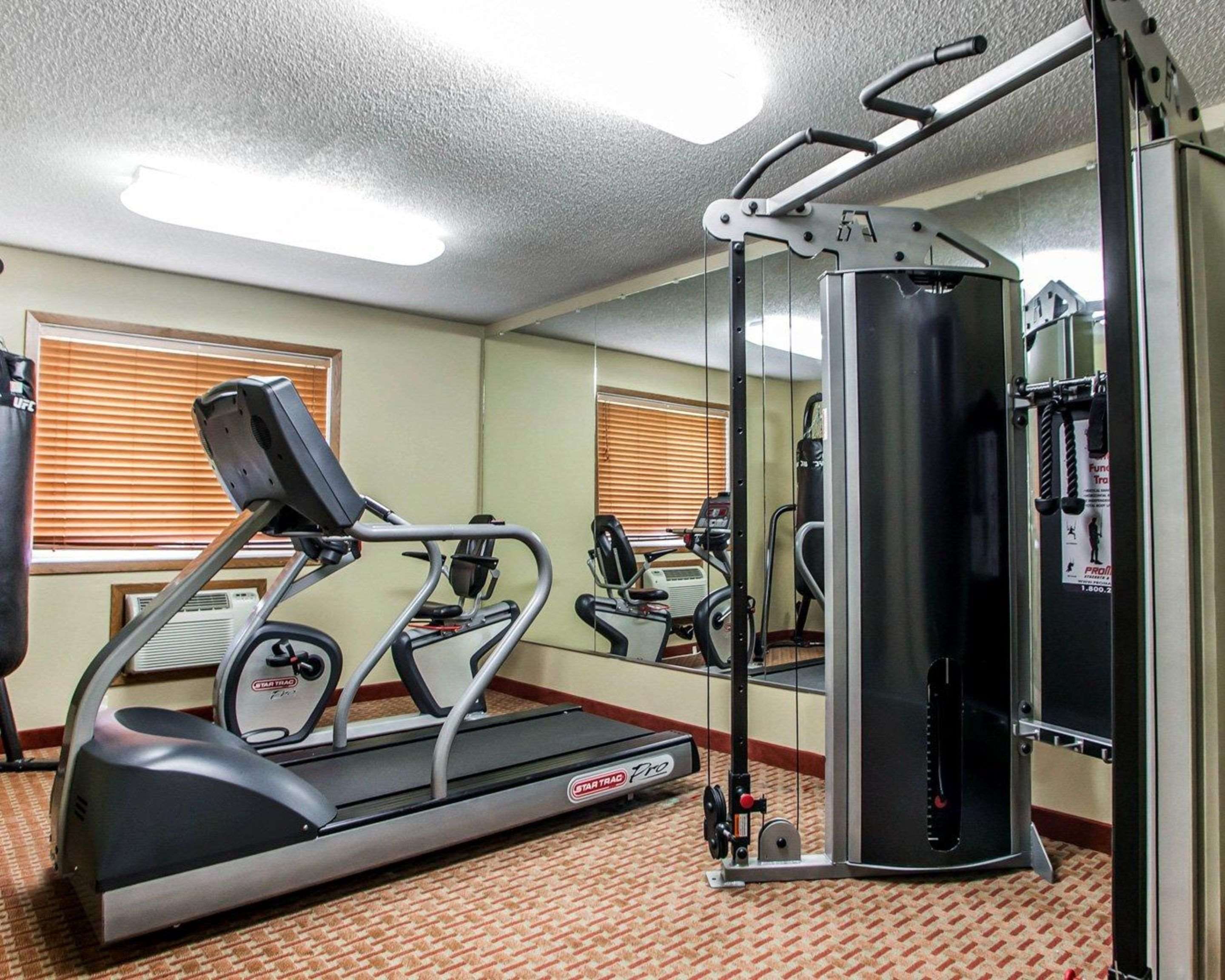 Fitness center with cardio equipment