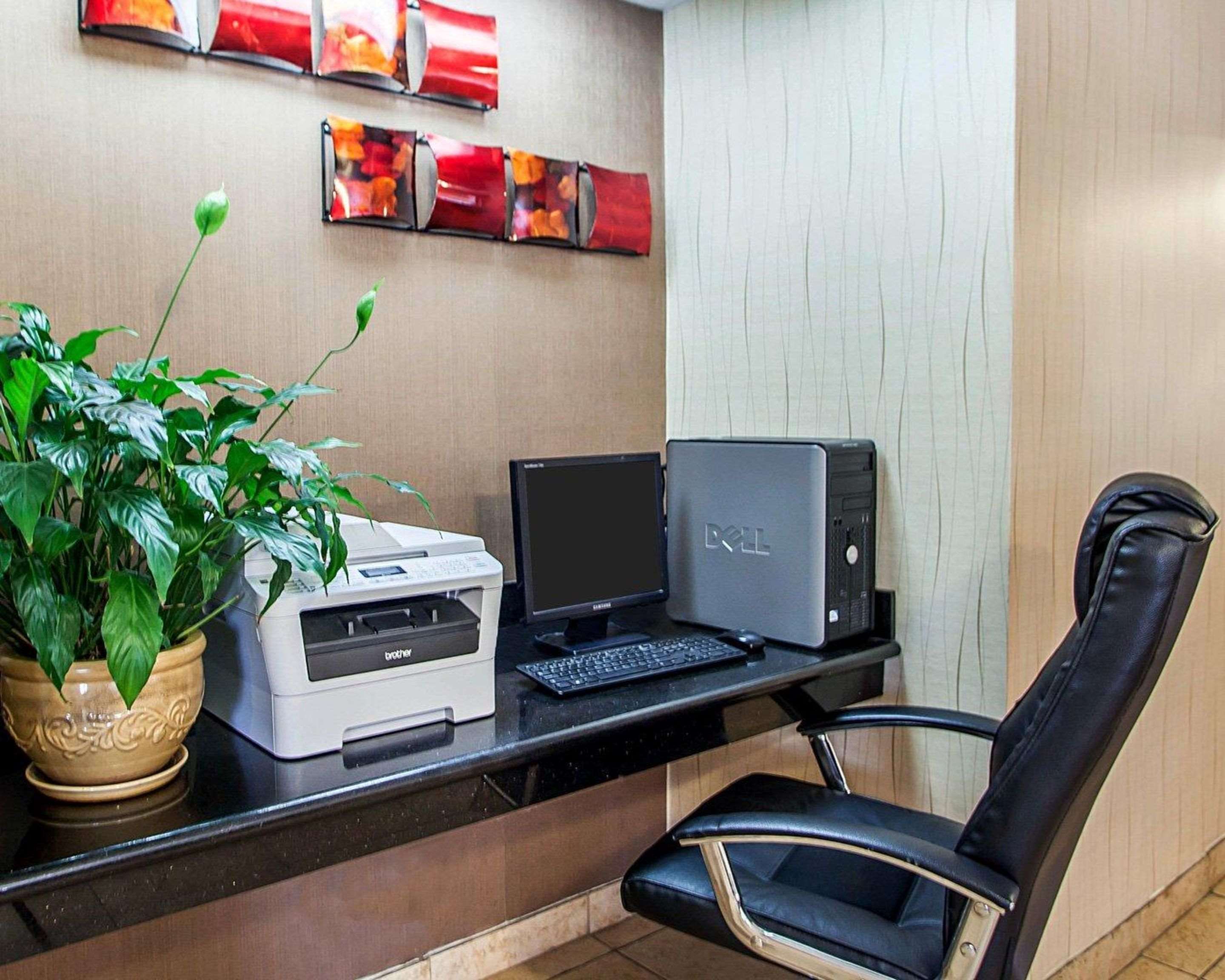 Business center with high-speed Internet access
