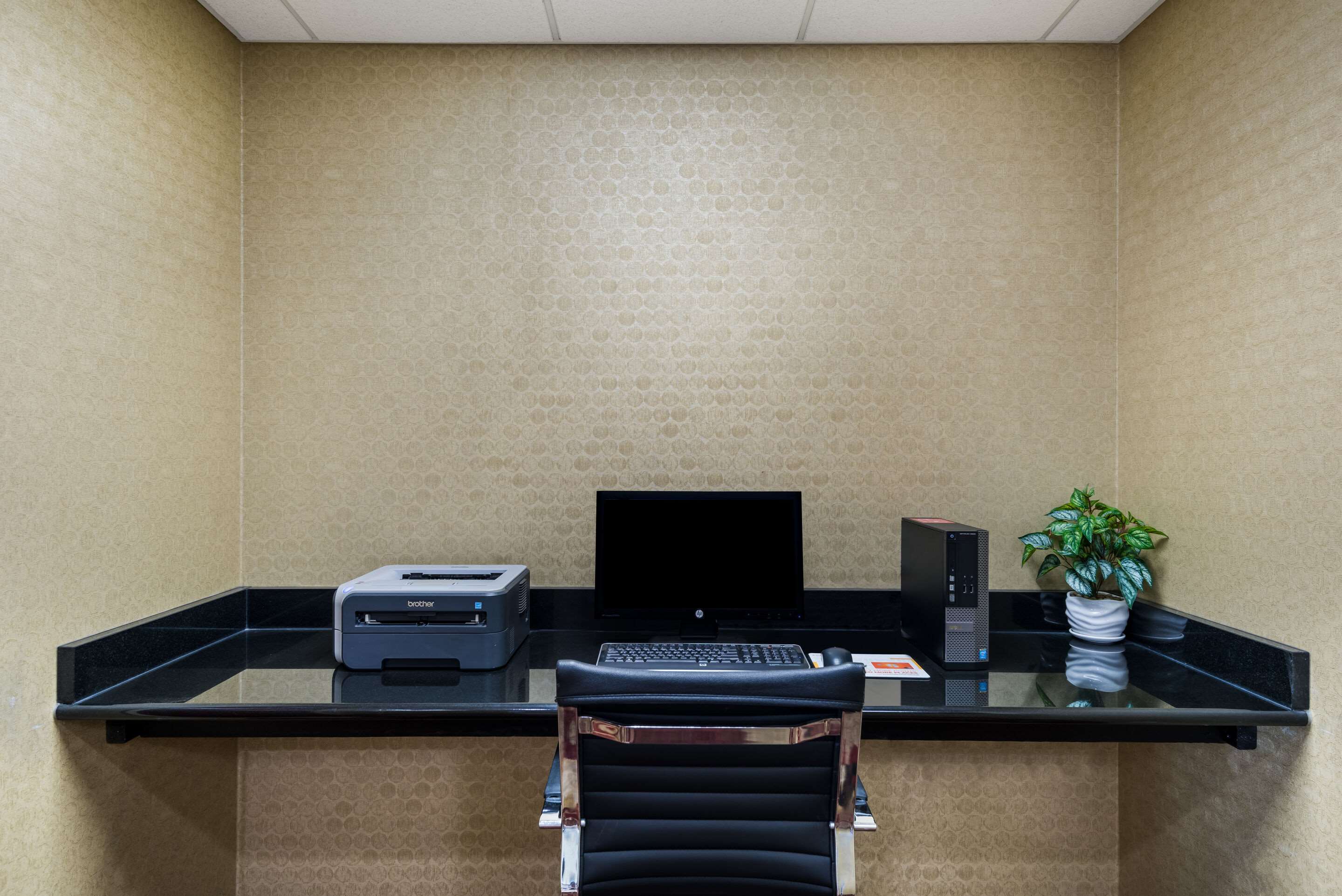 Computer in the lobby