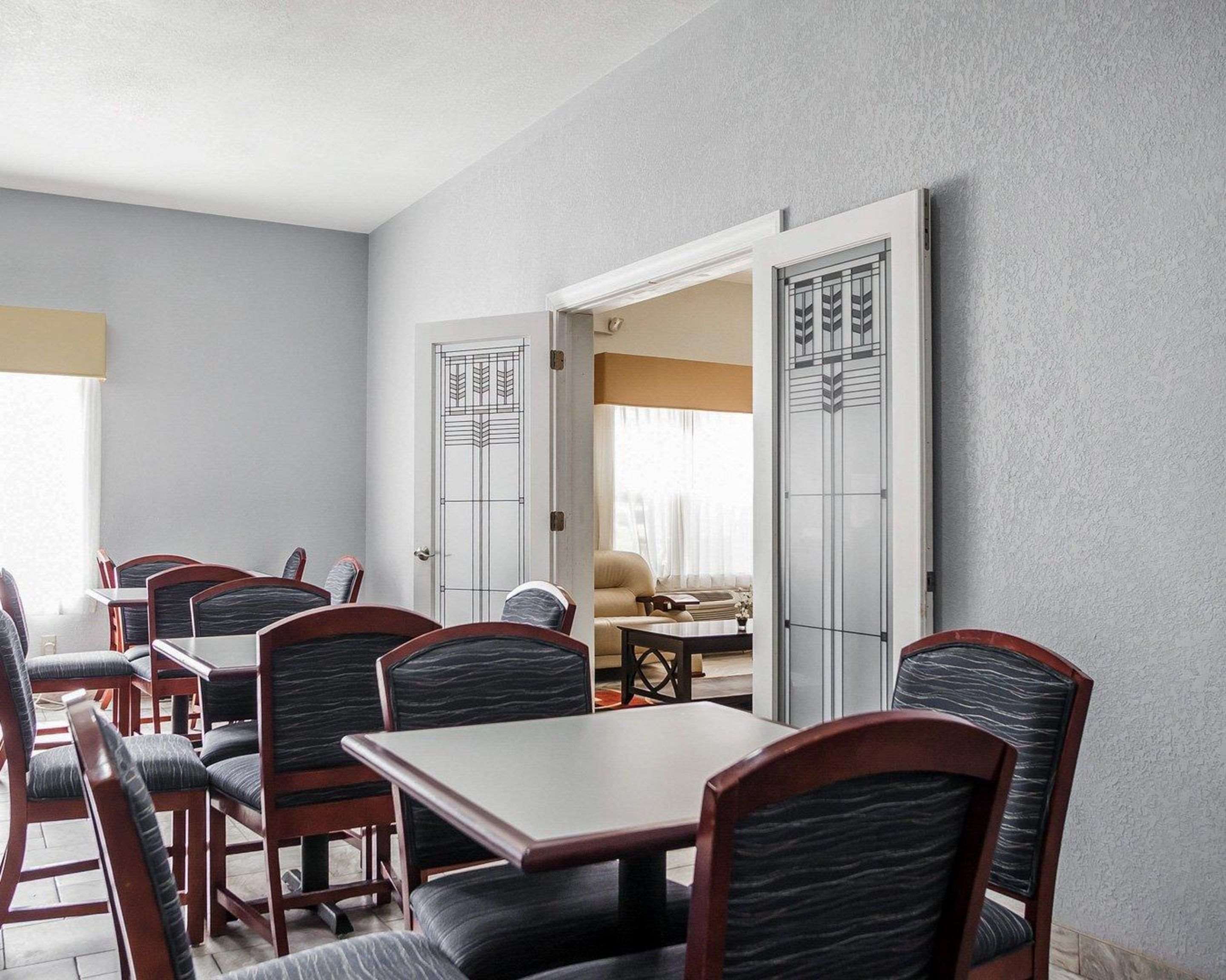 Spacious breakfast area