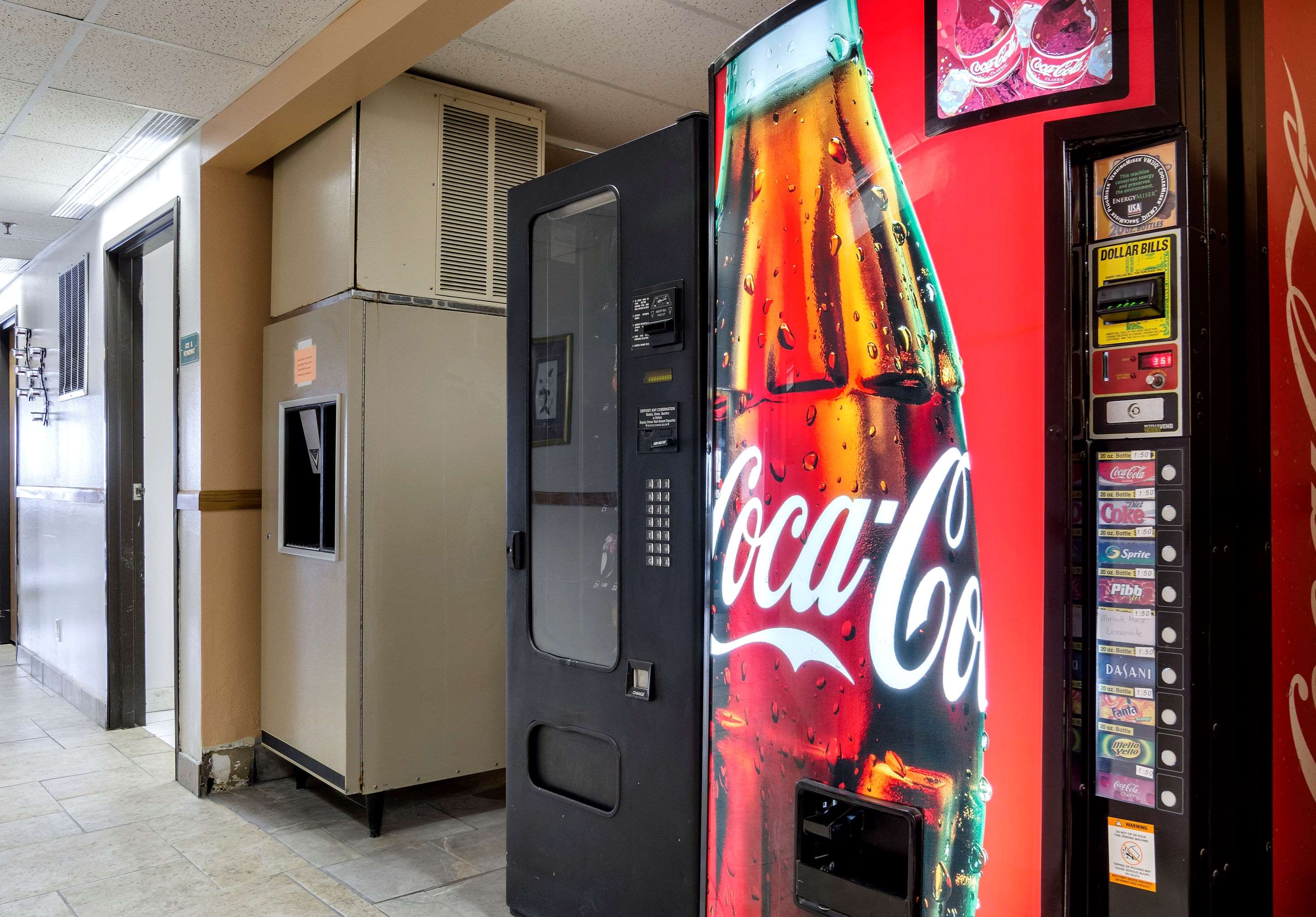 Hotel vending area