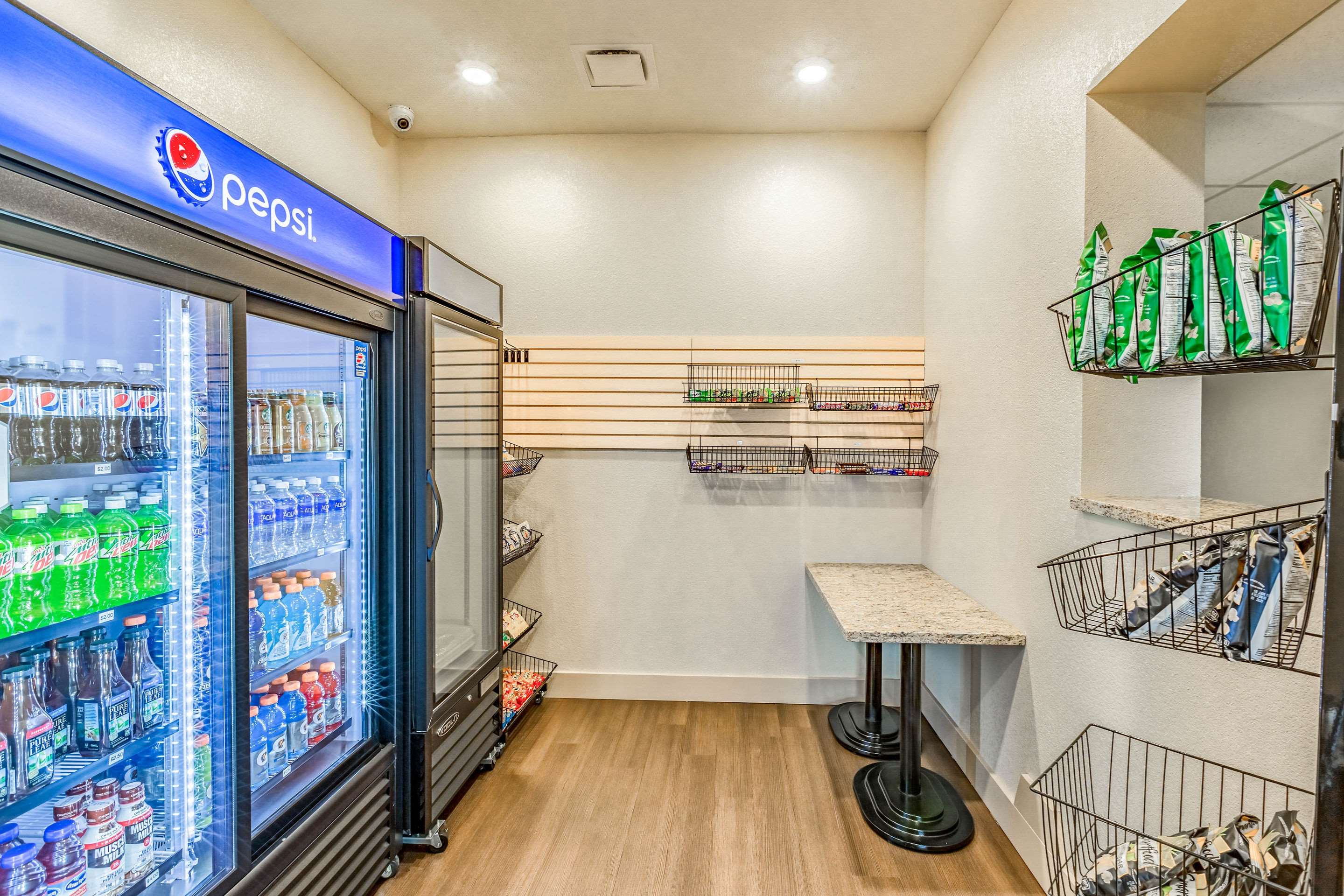 Hotel vending area