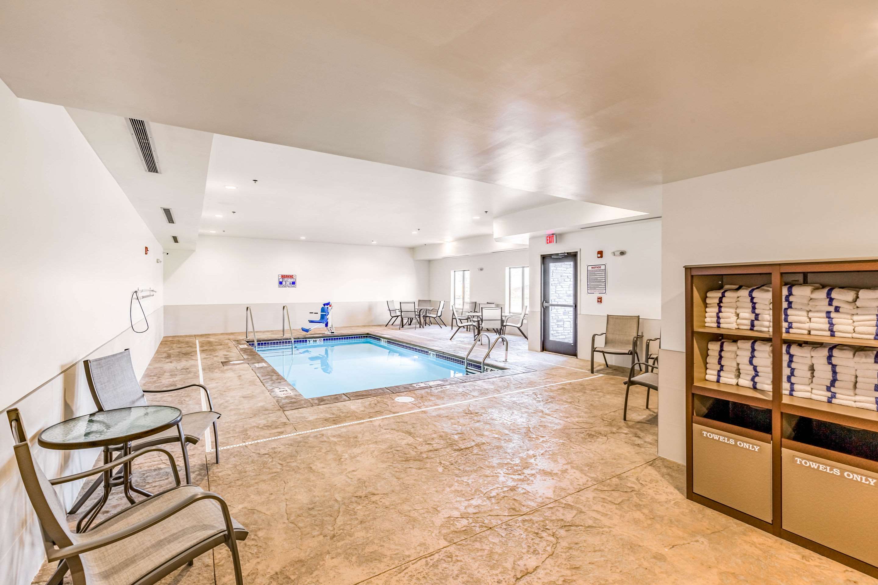 Indoor heated pool