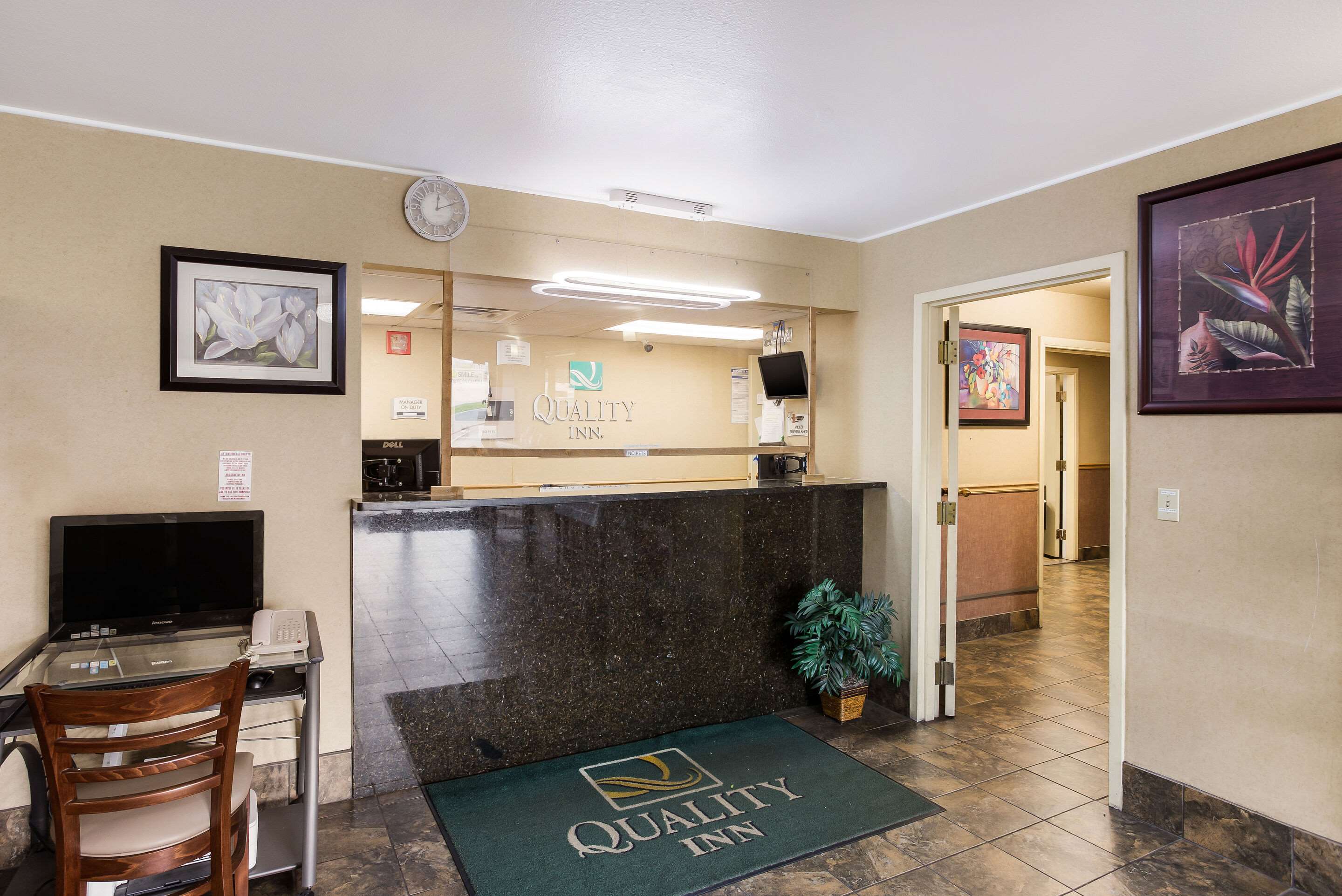Front desk