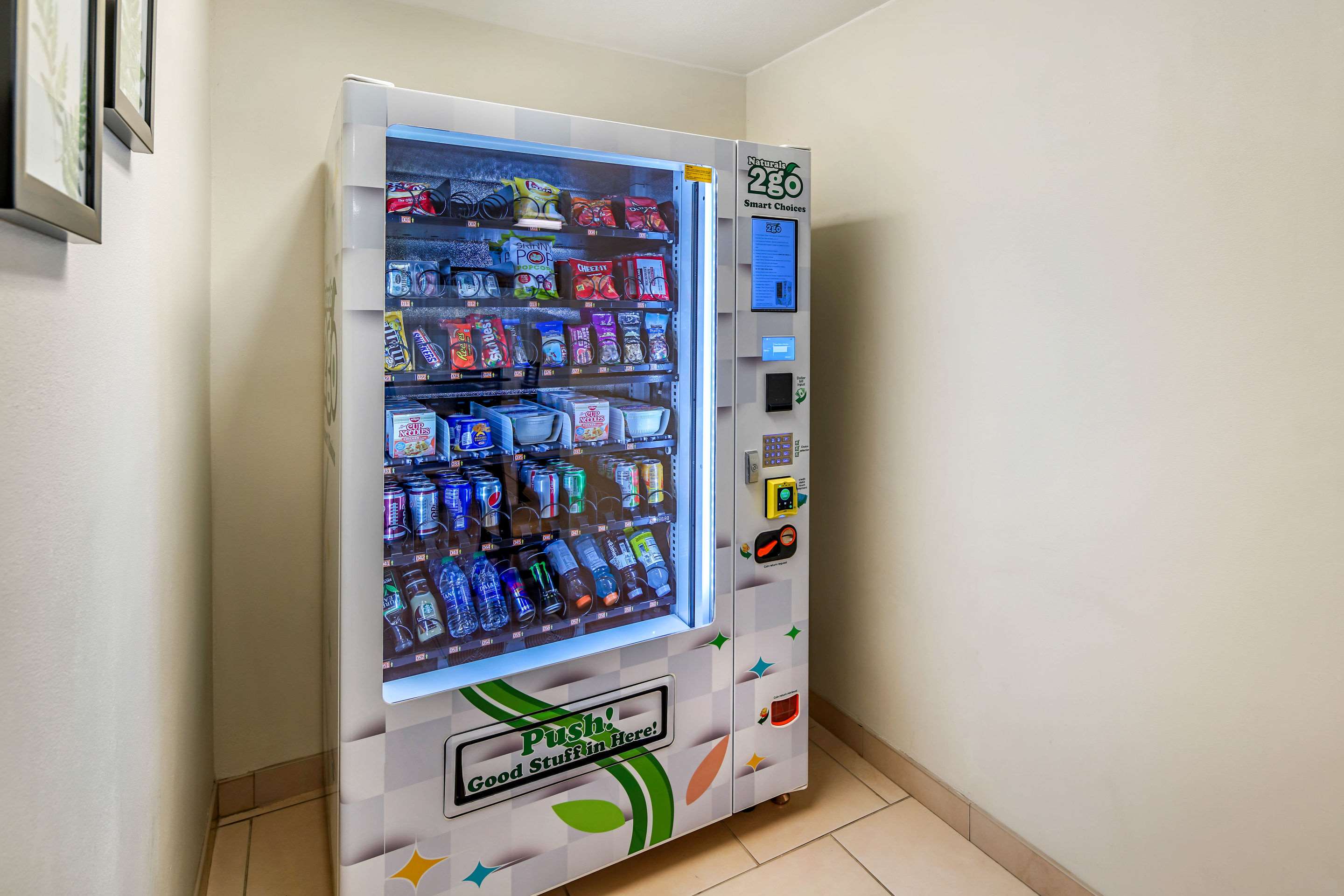 Hotel vending area