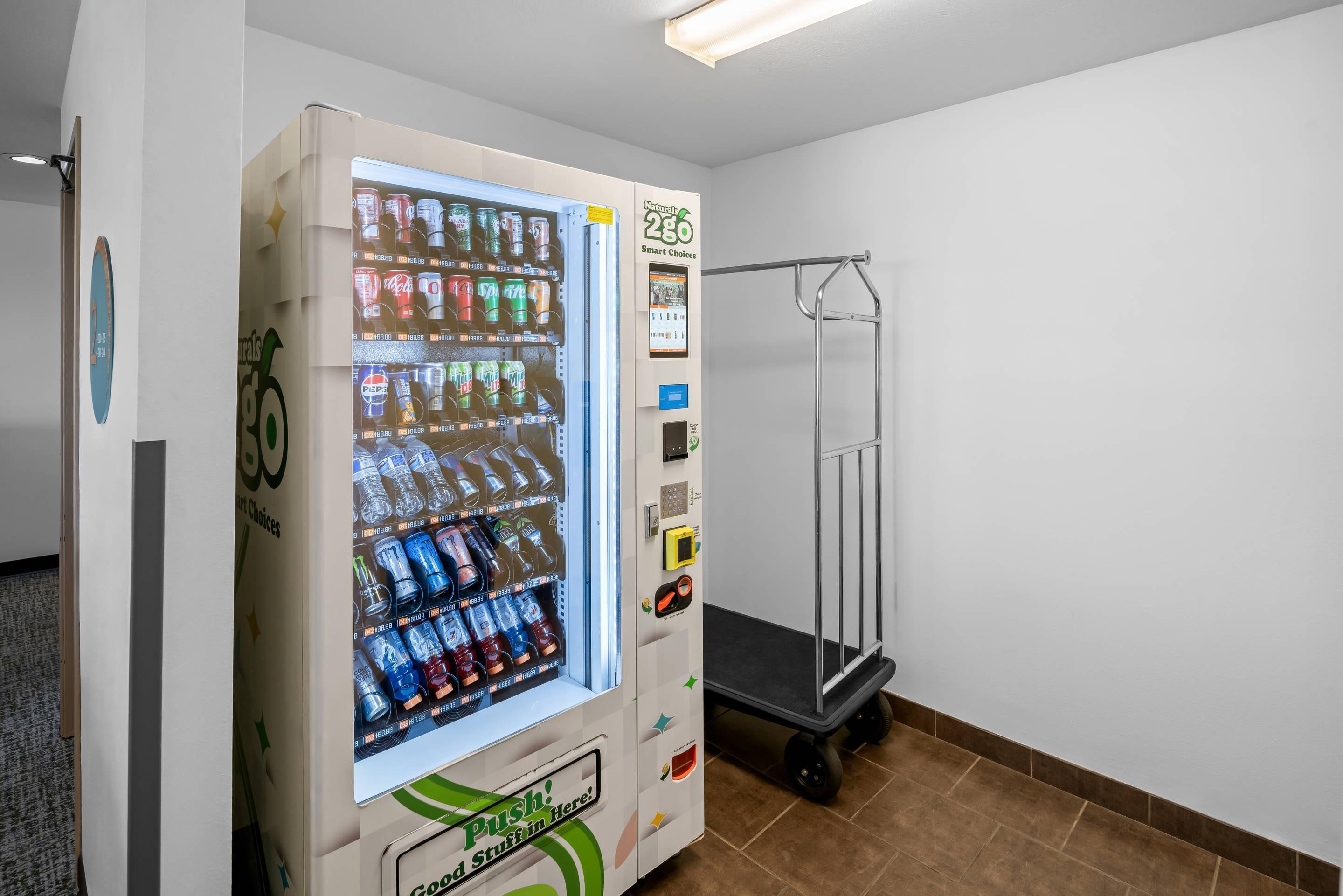 Hotel vending area