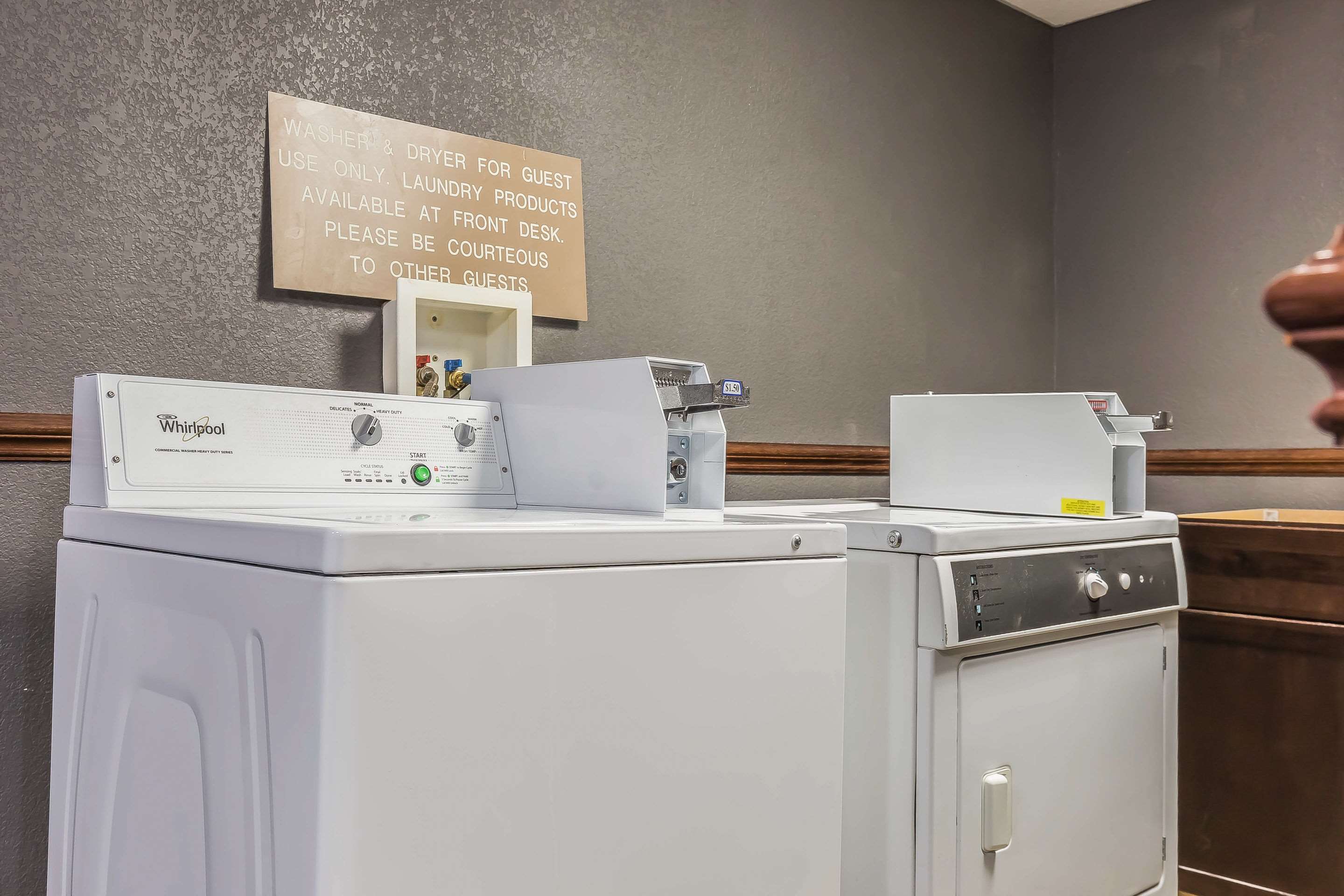 Guest laundry facilities