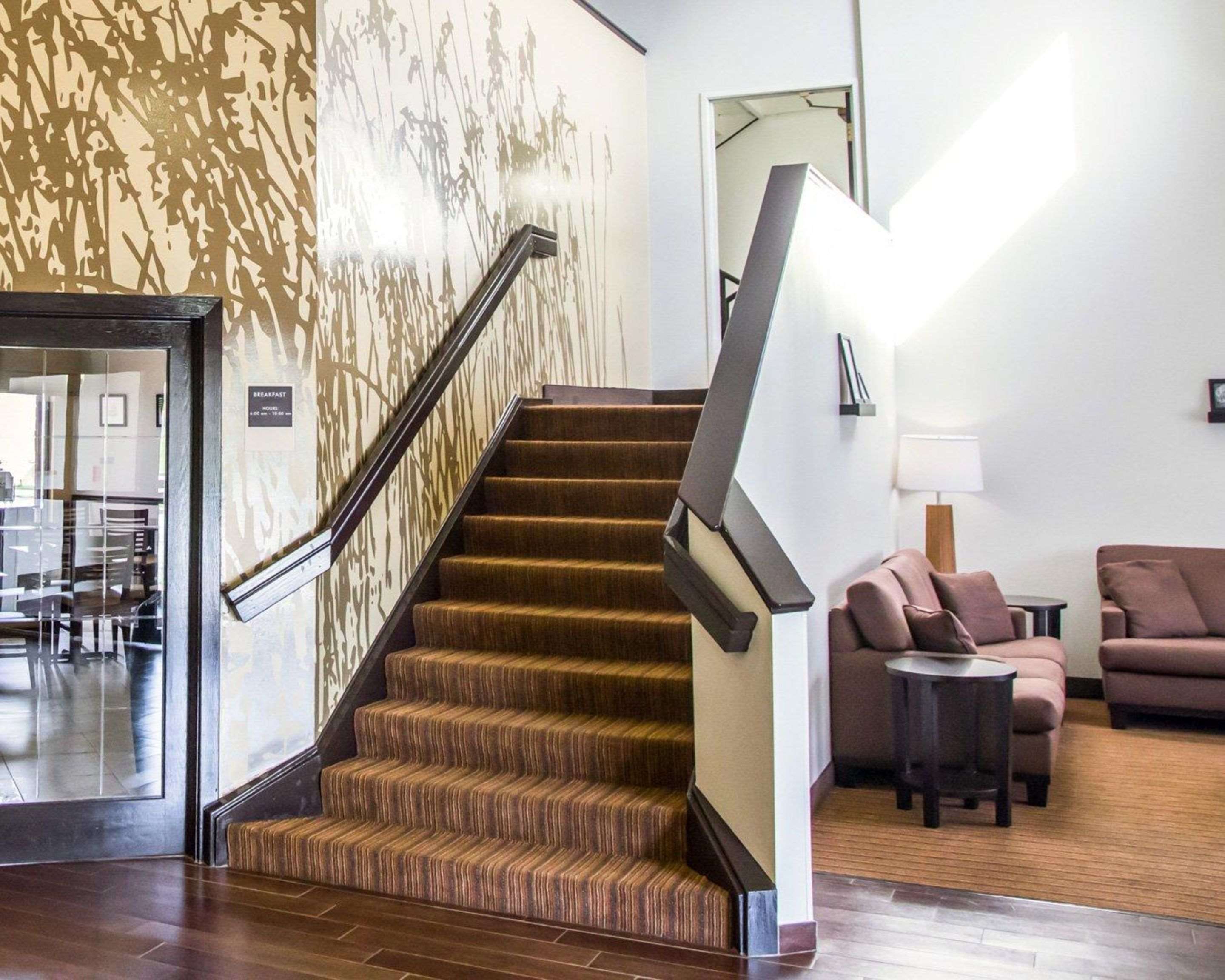 Spacious lobby