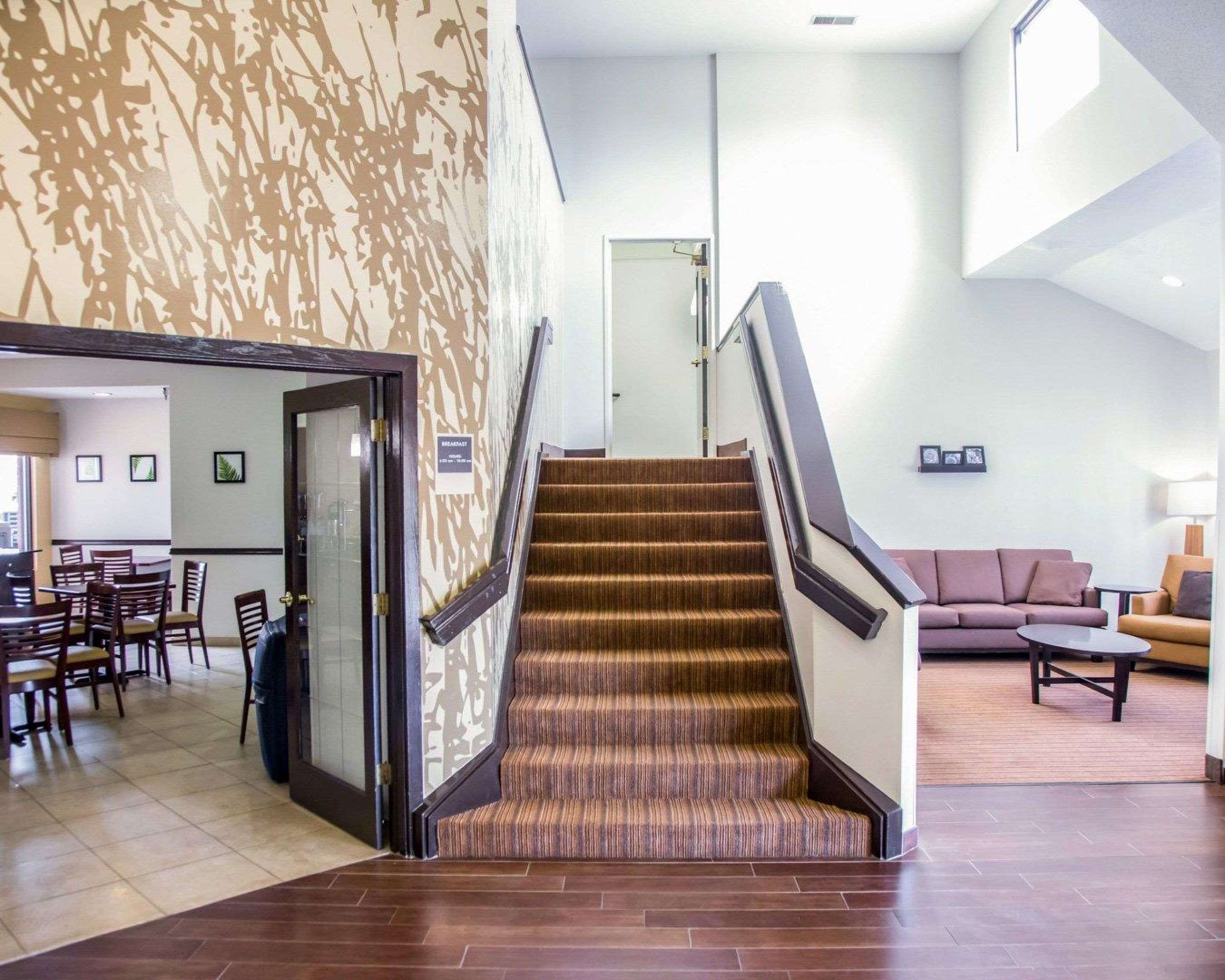 Spacious lobby