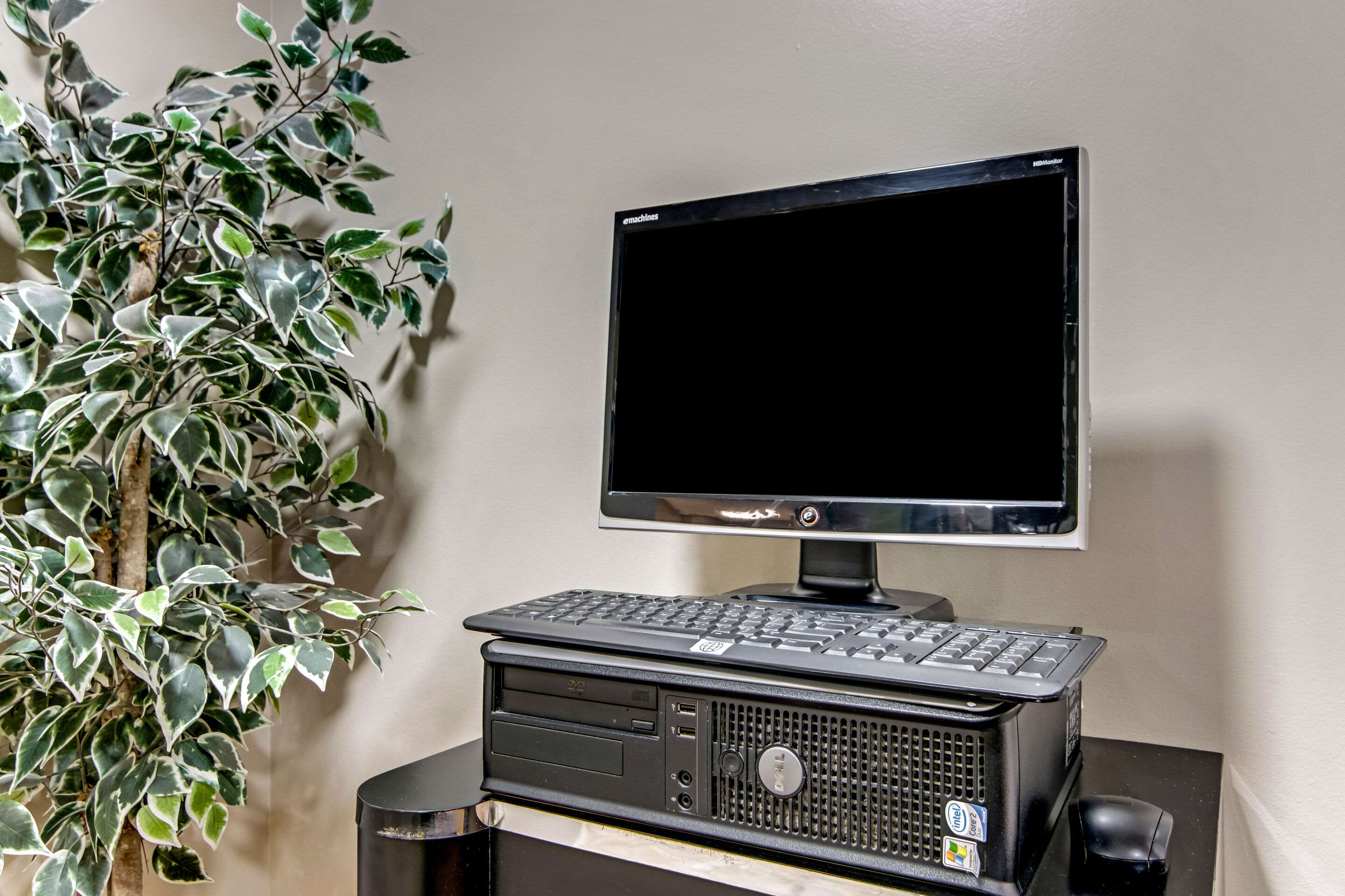 Computer in the lobby