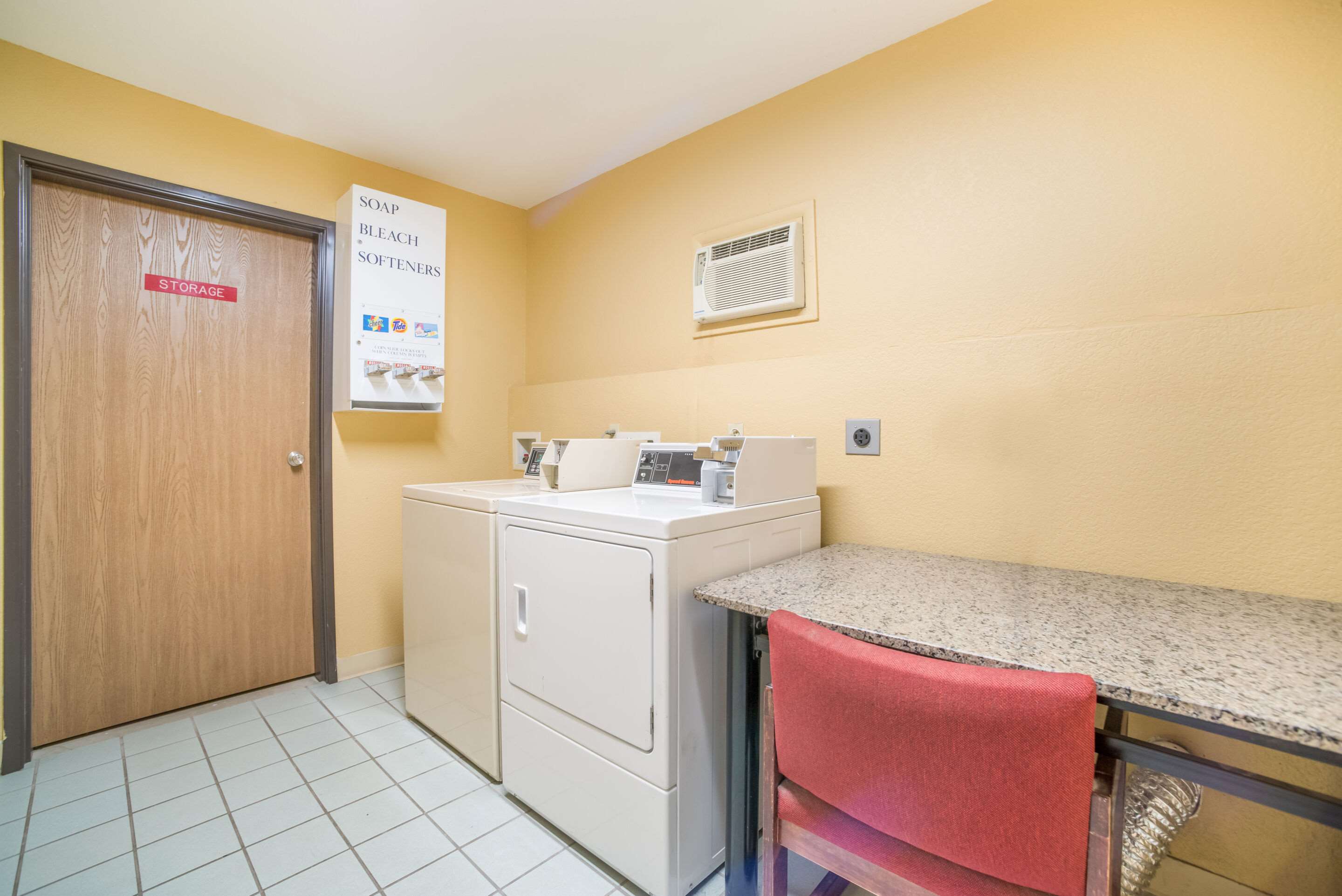 Guest laundry facilities
