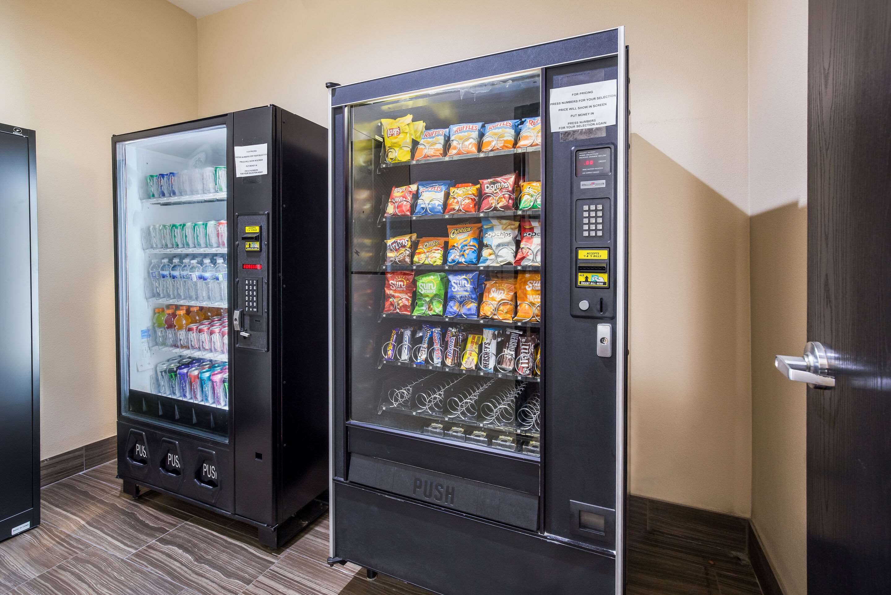 Hotel vending area
