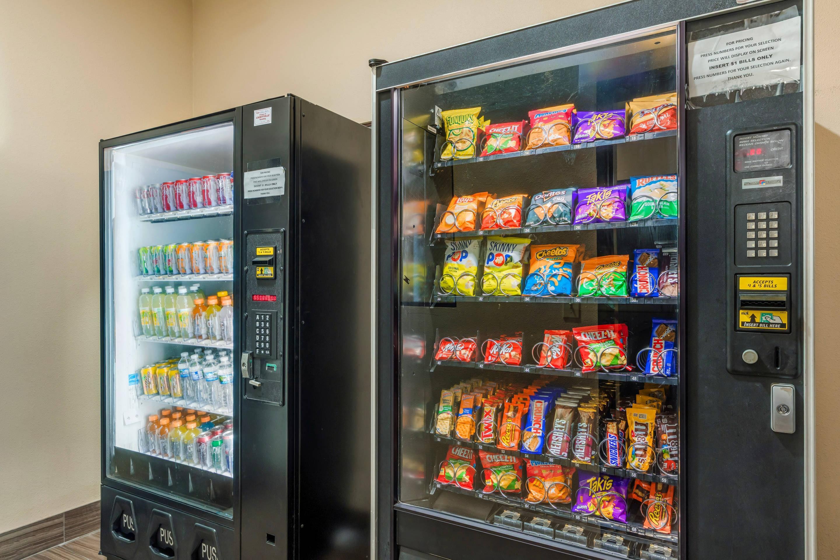 Hotel vending area