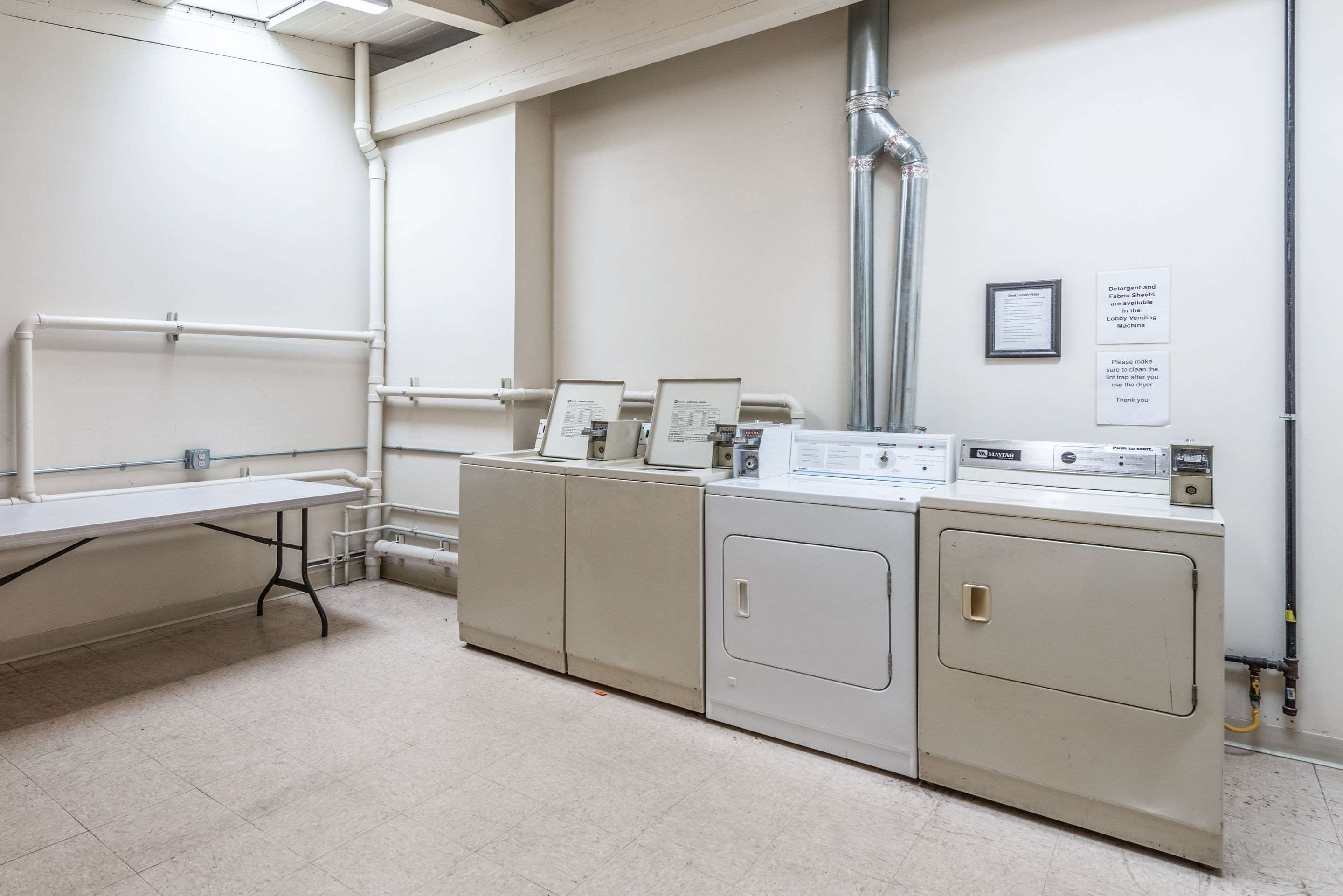 Guest laundry facilities
