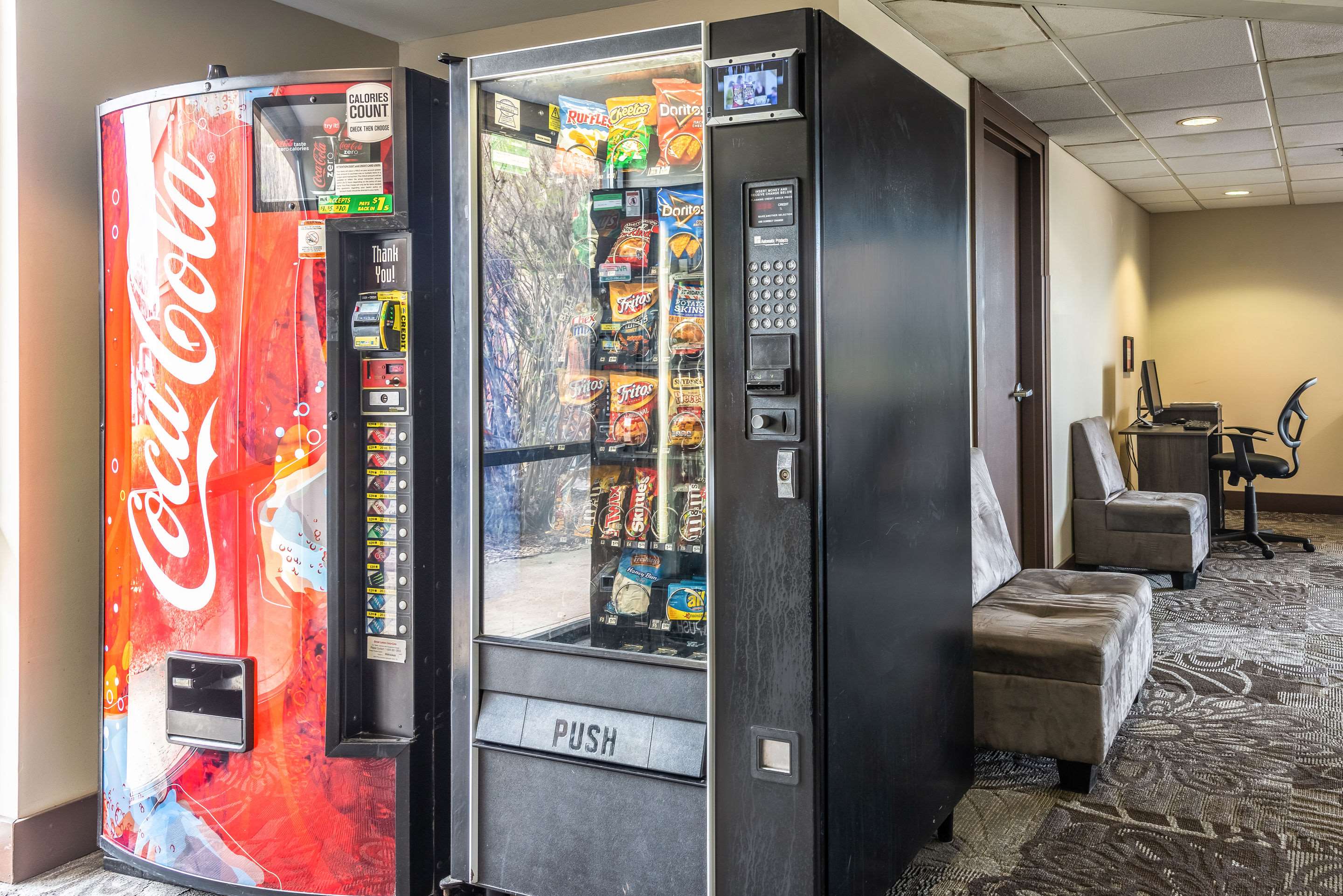 Hotel vending area