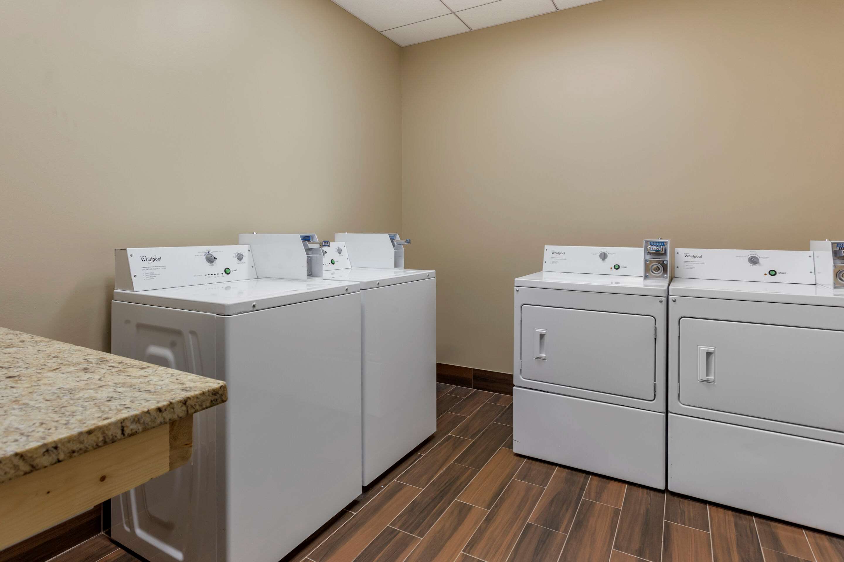 Guest laundry facilities