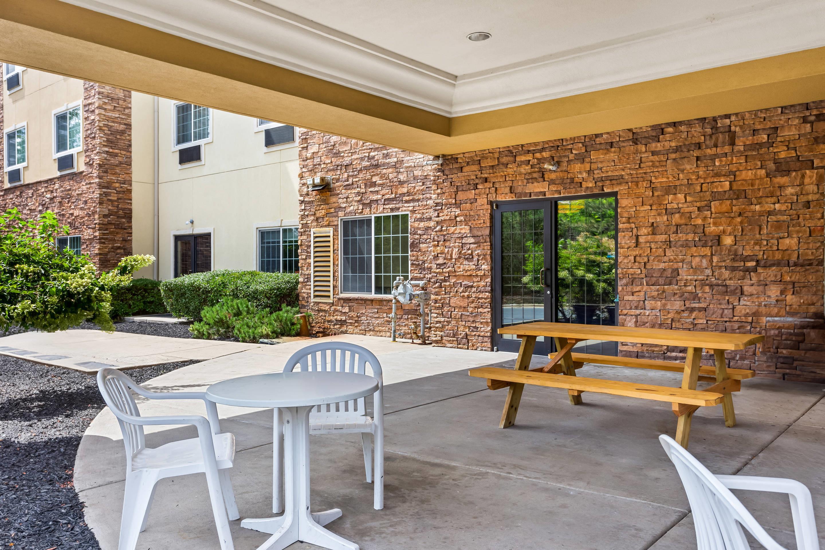 Hotel patio