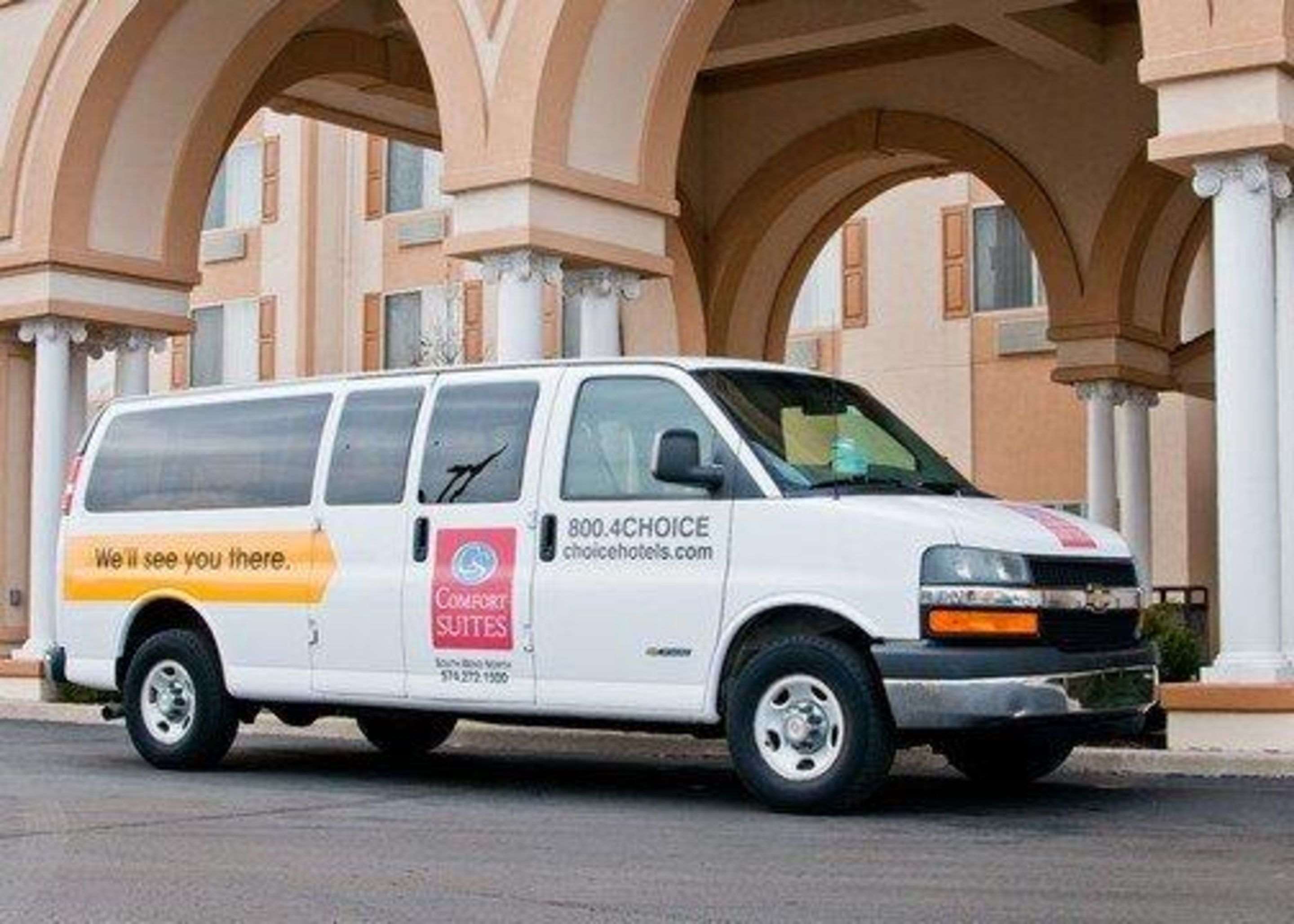 Hotel shuttle available